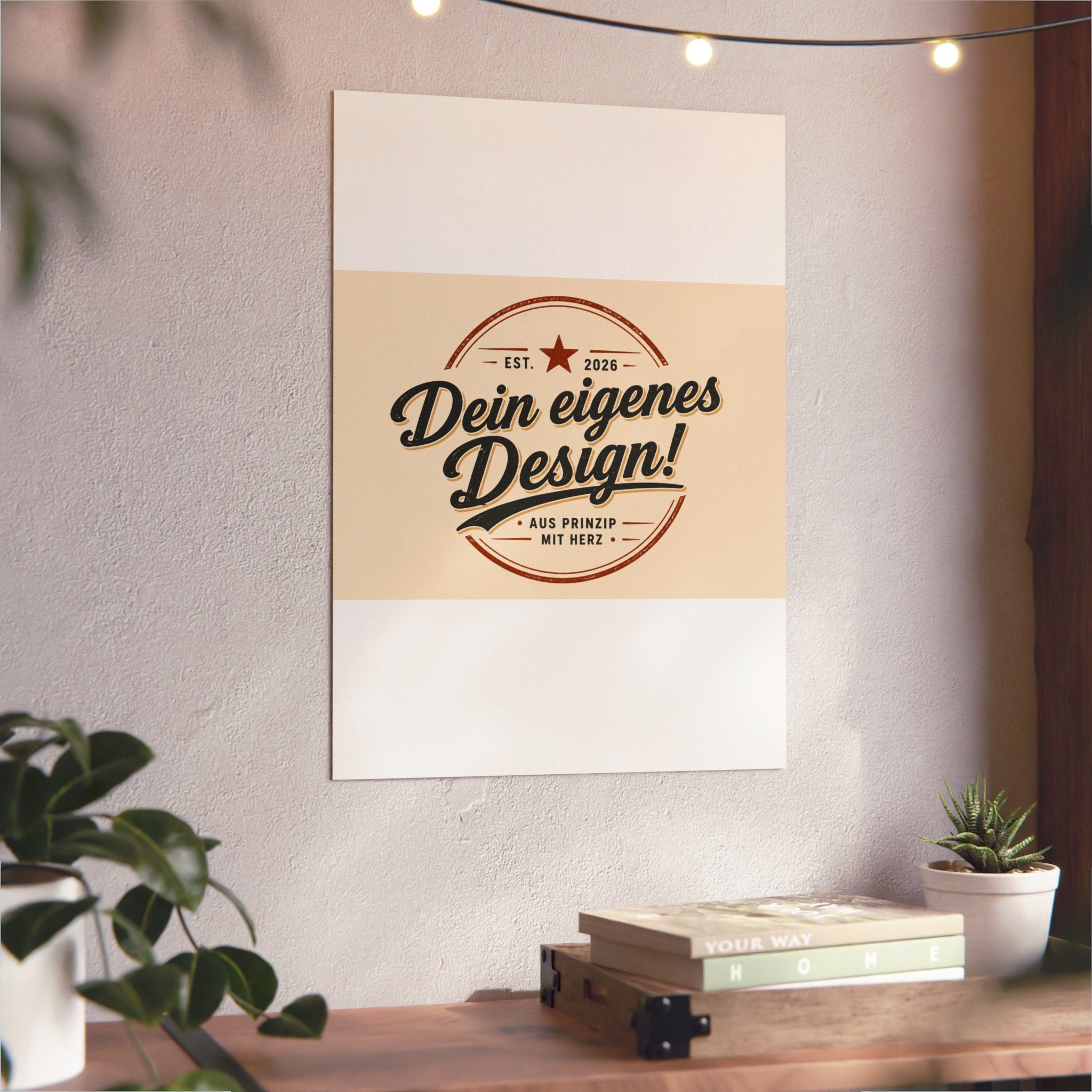 Custom Aluminum Wall Panel — "Dein eigenes Design!" Personalized Metal Sign