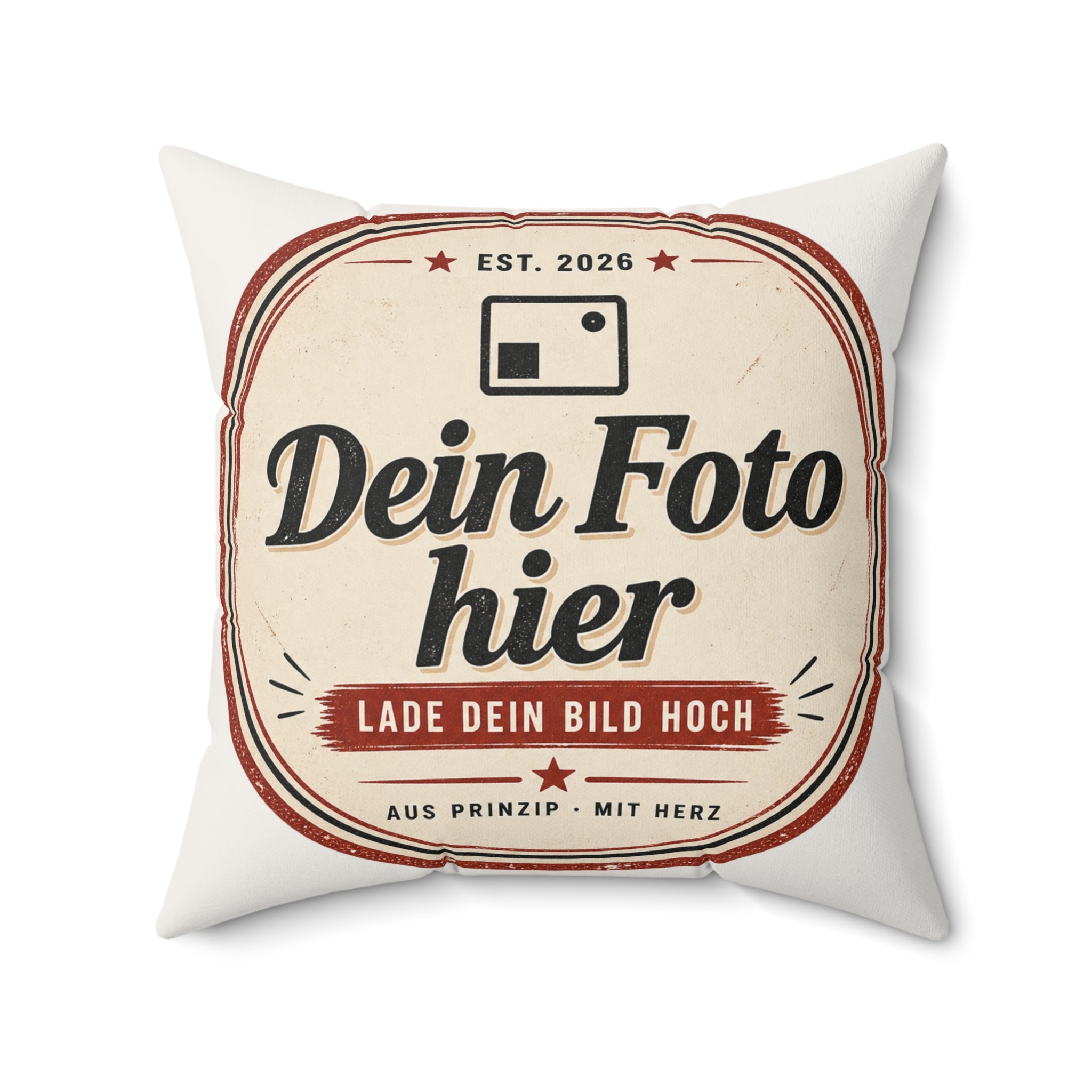 Photo personalized decorative pillow - Design your own printed pillow
