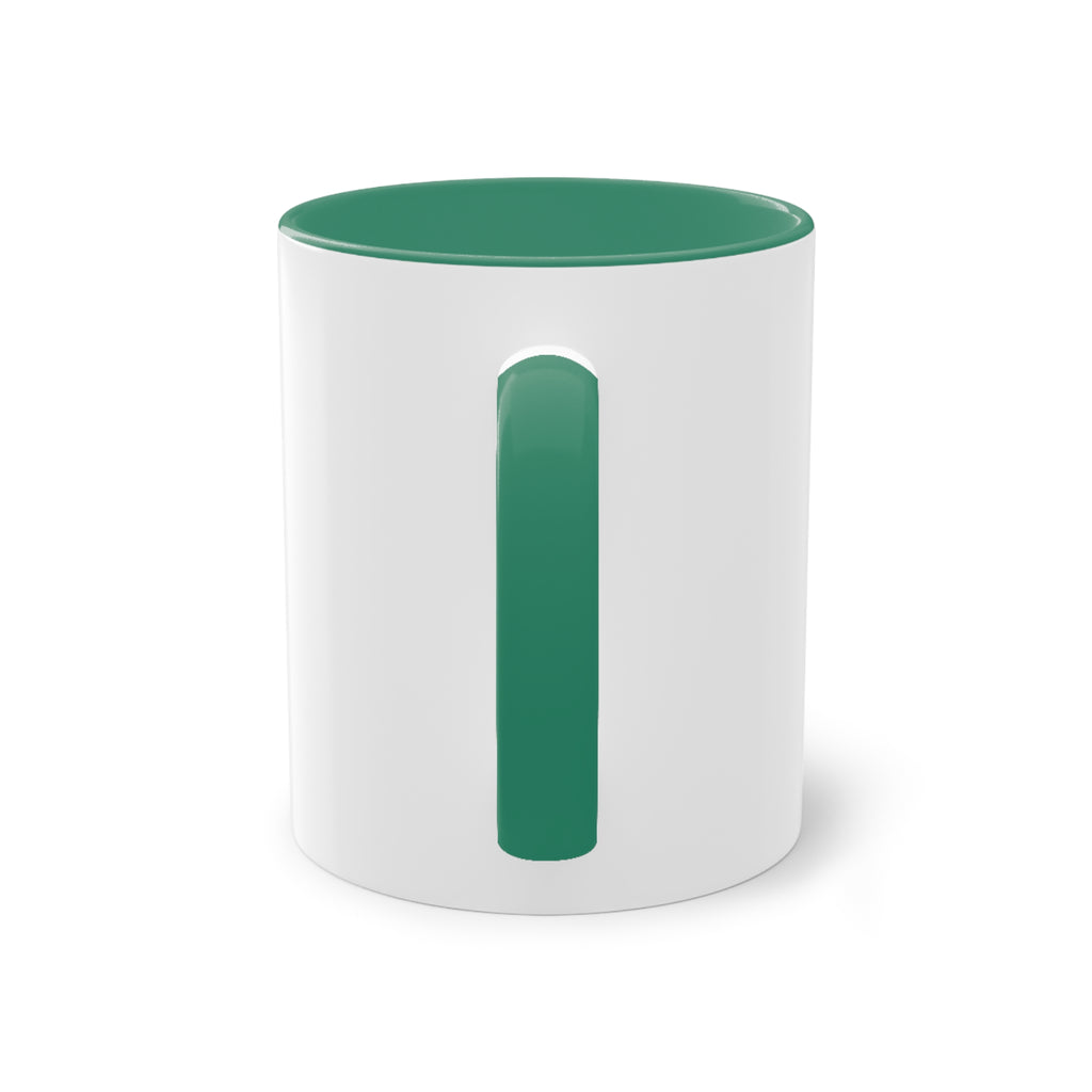 Personalized Two-Tone Coffee Mug — "Dein eigenes Design!" 11oz