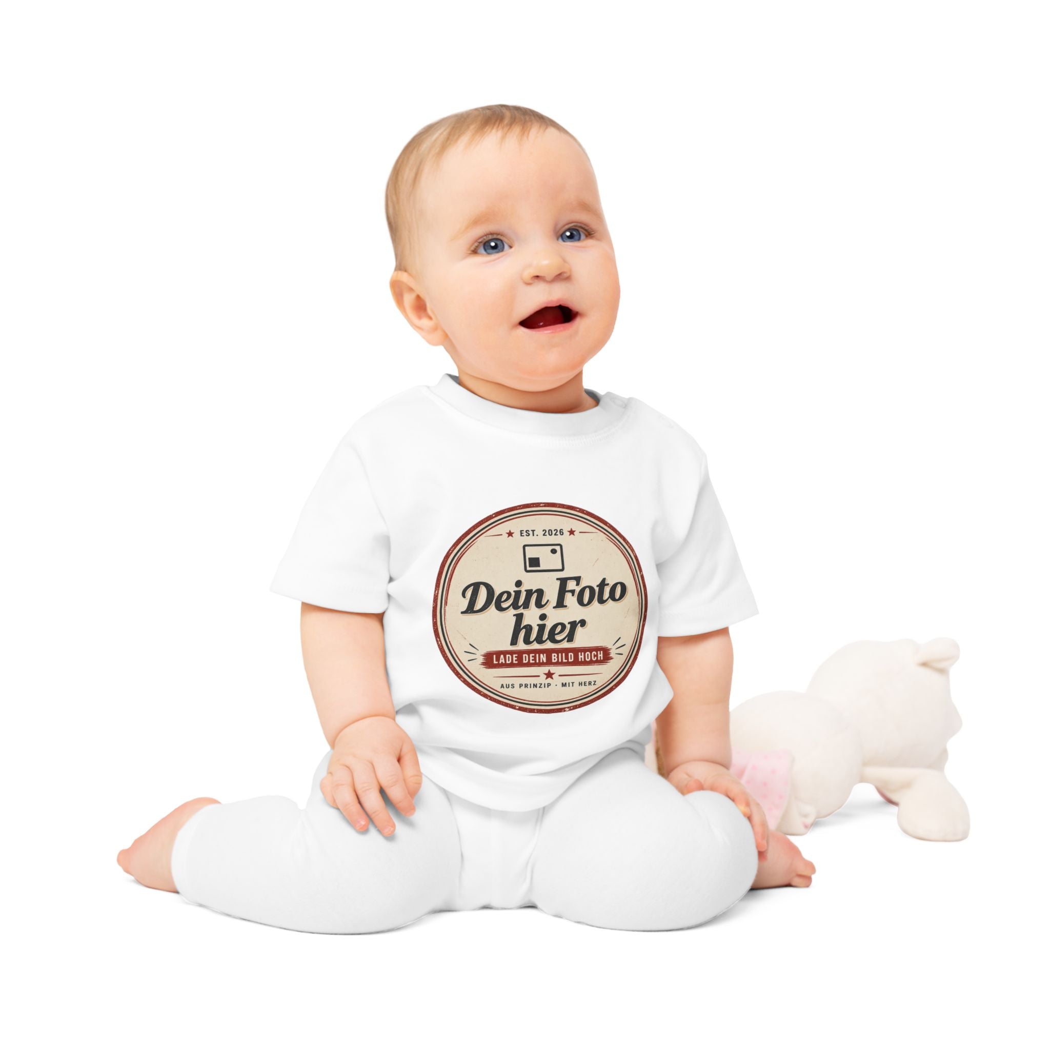 Personalized Baby T-Shirt with Your Own Design – Print Baby Clothes 0–3 Years