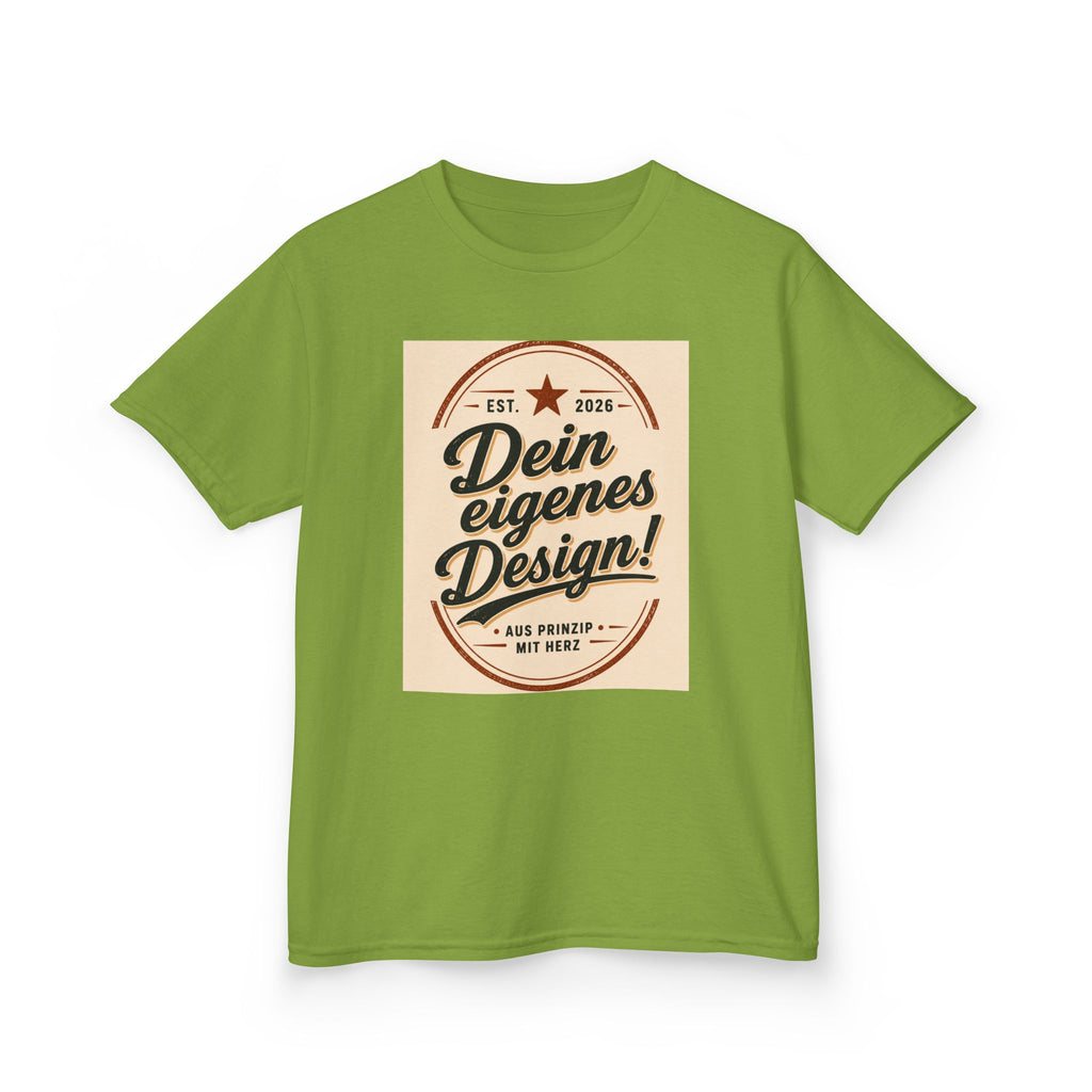Kids T‑Shirt — "Dein eigenes Design!" Vintage Badge Graphic