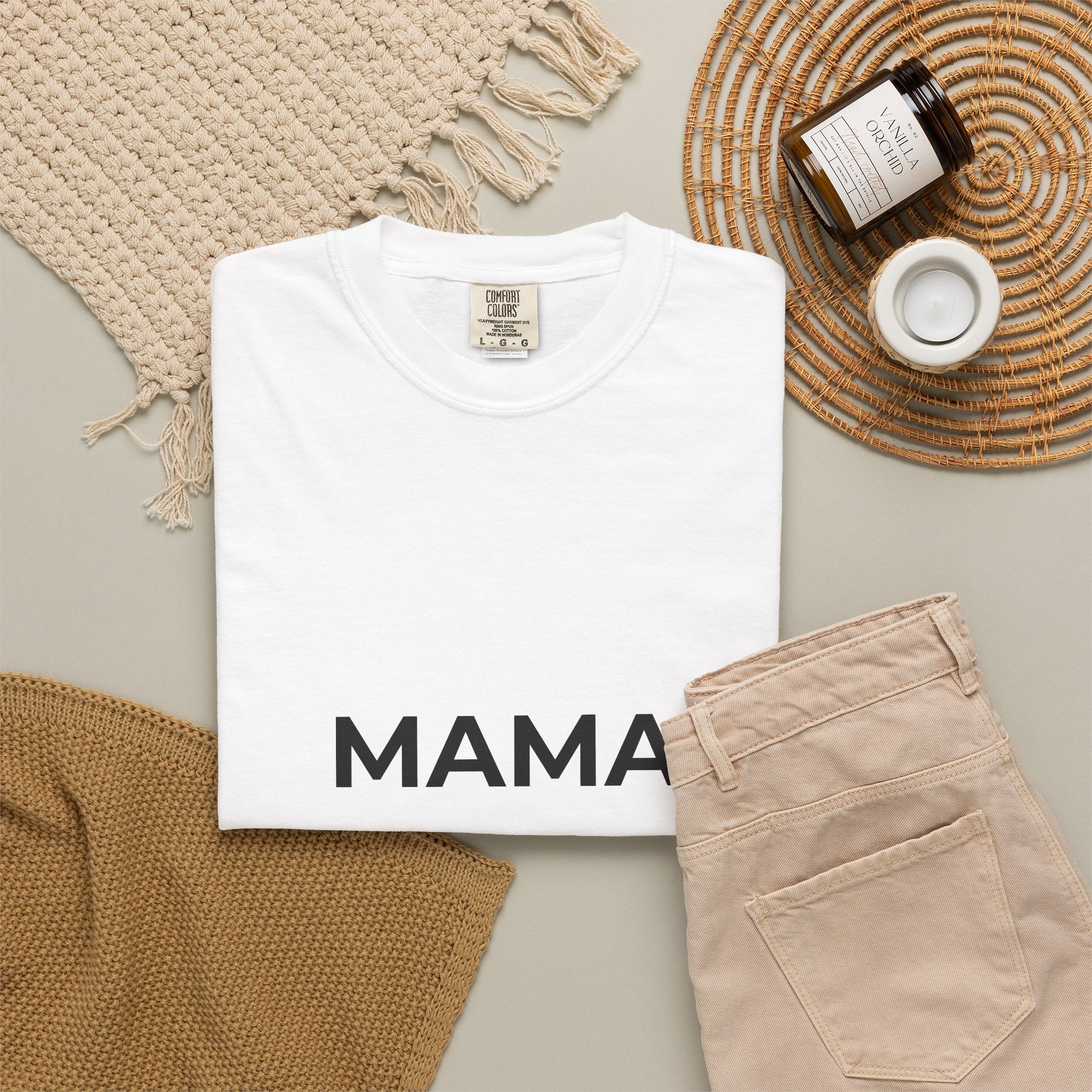 Mama T-Shirt — Minimalist 'MAMA' Graphic Tee for Moms | Mother's Day Gift