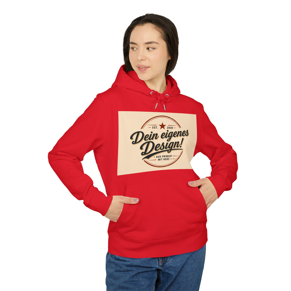 Hoodie — "Dein eigenes Design!" Vintage Badge Pullover