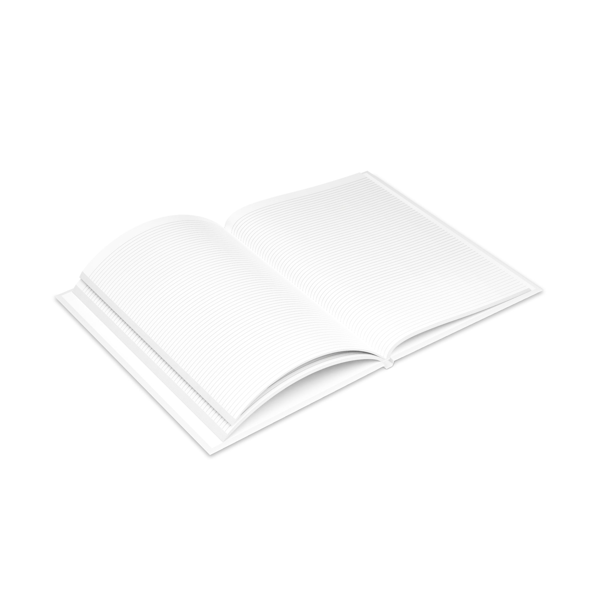 Vintage Badge Hardcover Notebook — 'Dein eigenes Design' Puffy Cover Journal