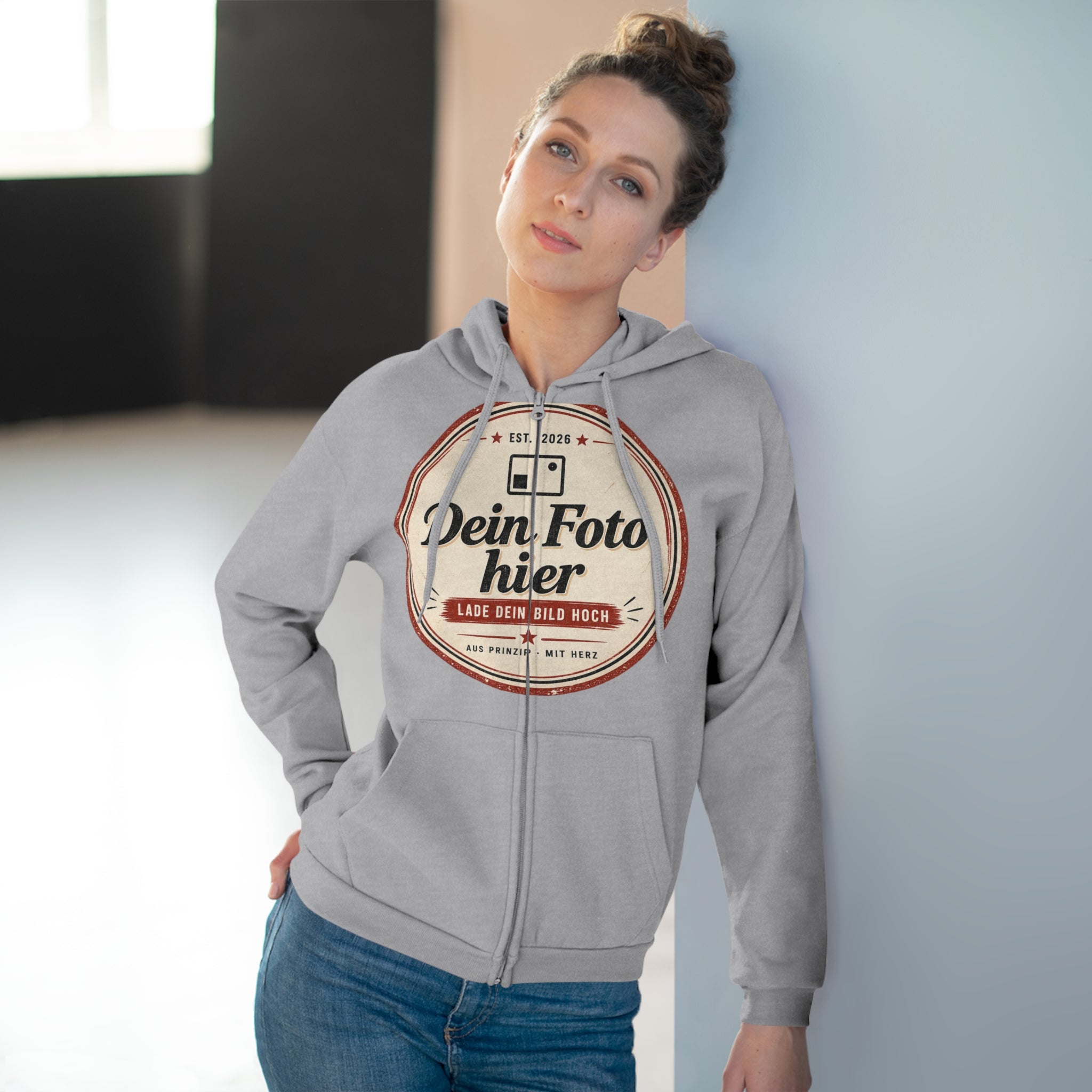 Personalized Zip Hoodie – Design with your own photo