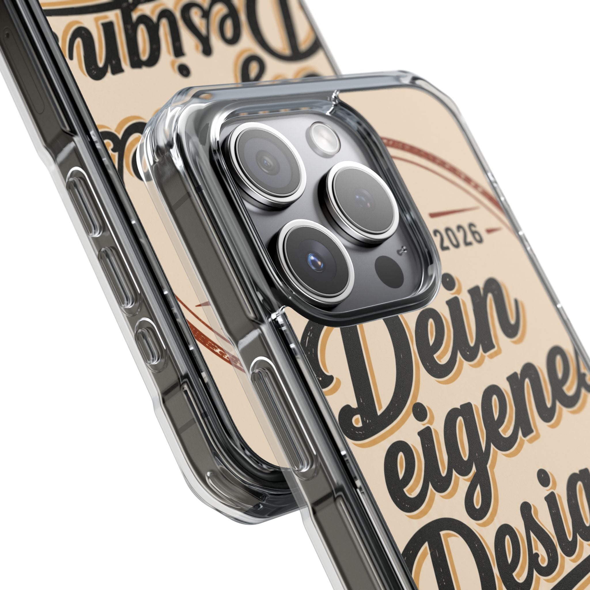 Clear Magnetic Phone Case — Custom Print “Dein eigenes Design”