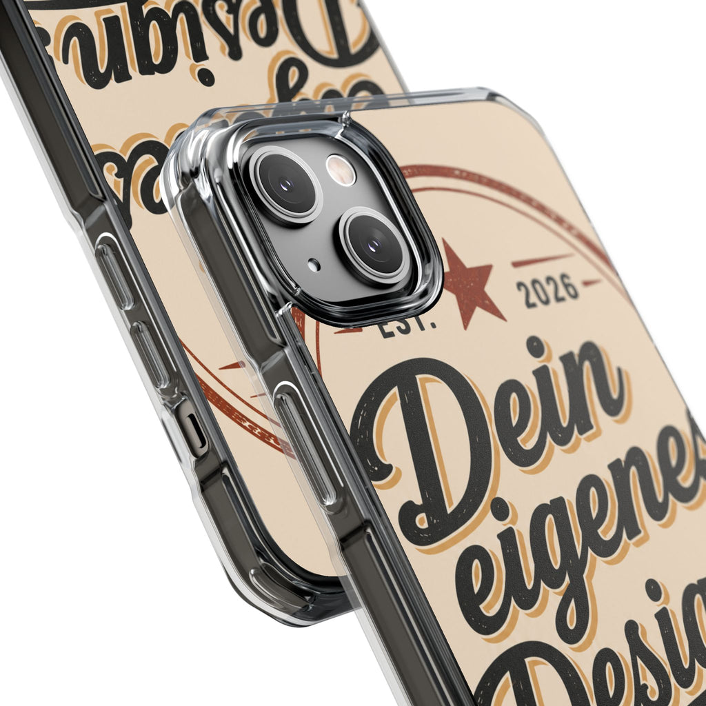 Clear Magnetic Phone Case — Custom Print “Dein eigenes Design”