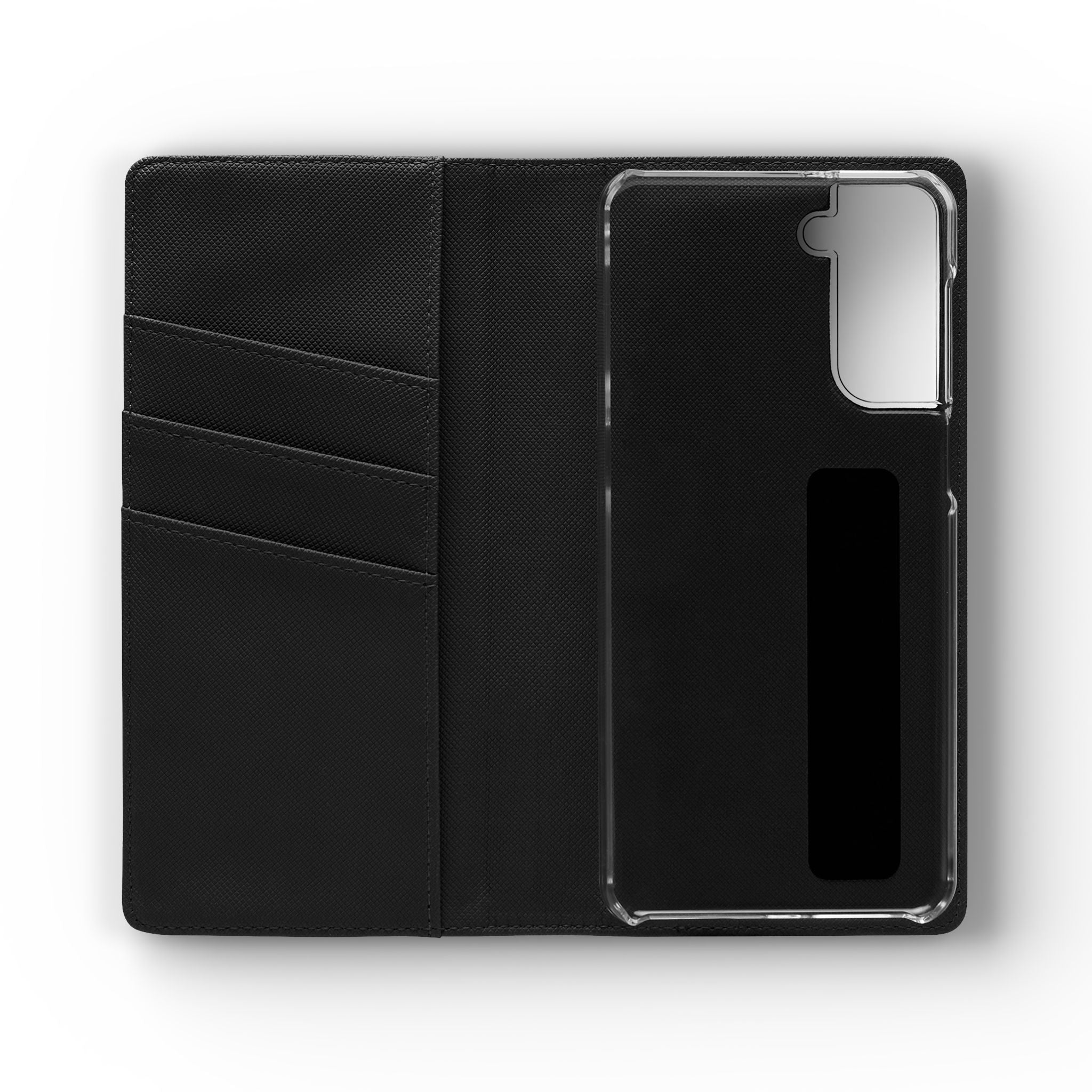 Flip Case Phone Wallet — "Dein eigenes Design!" Vintage Emblem