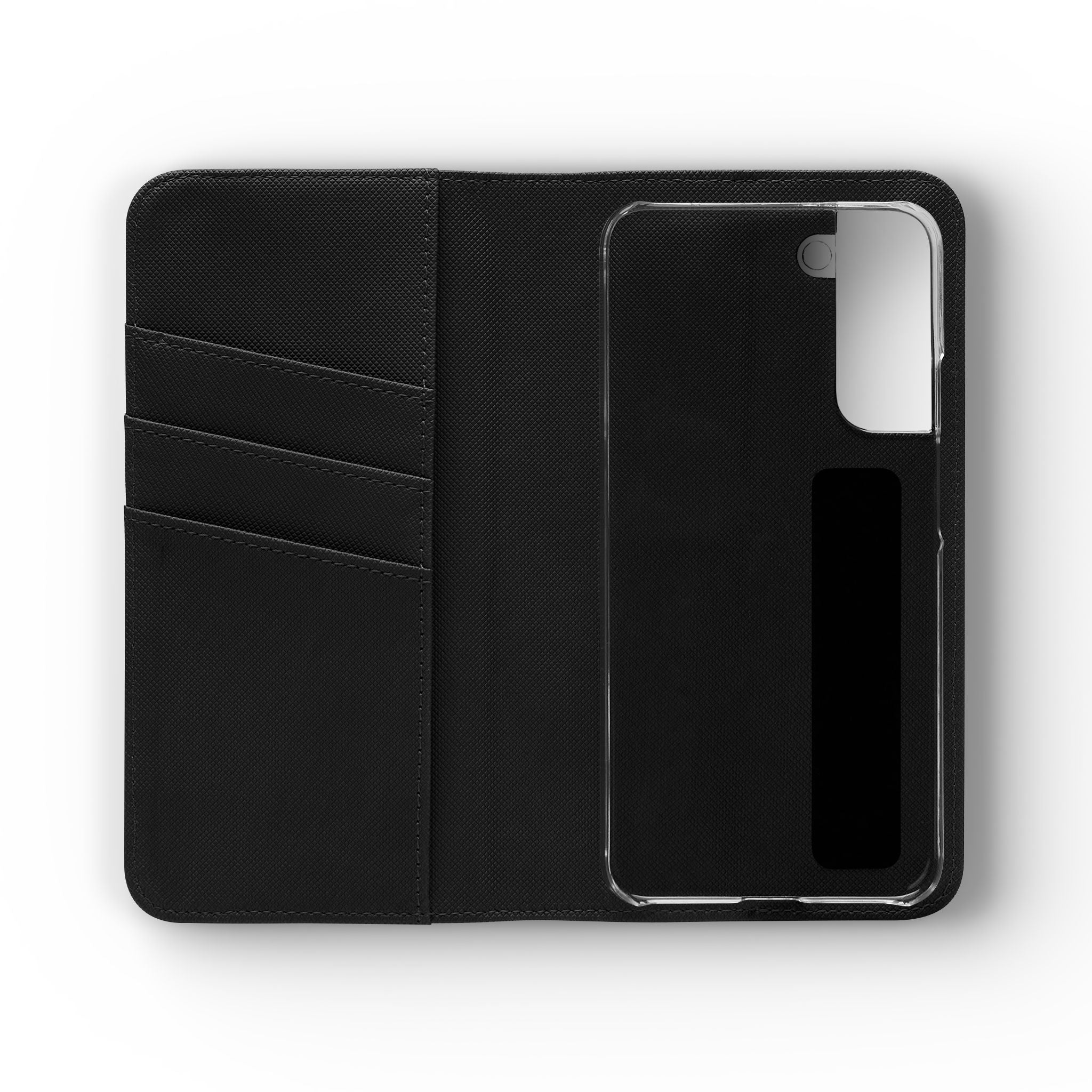 Flip Case Phone Wallet — "Dein eigenes Design!" Vintage Emblem