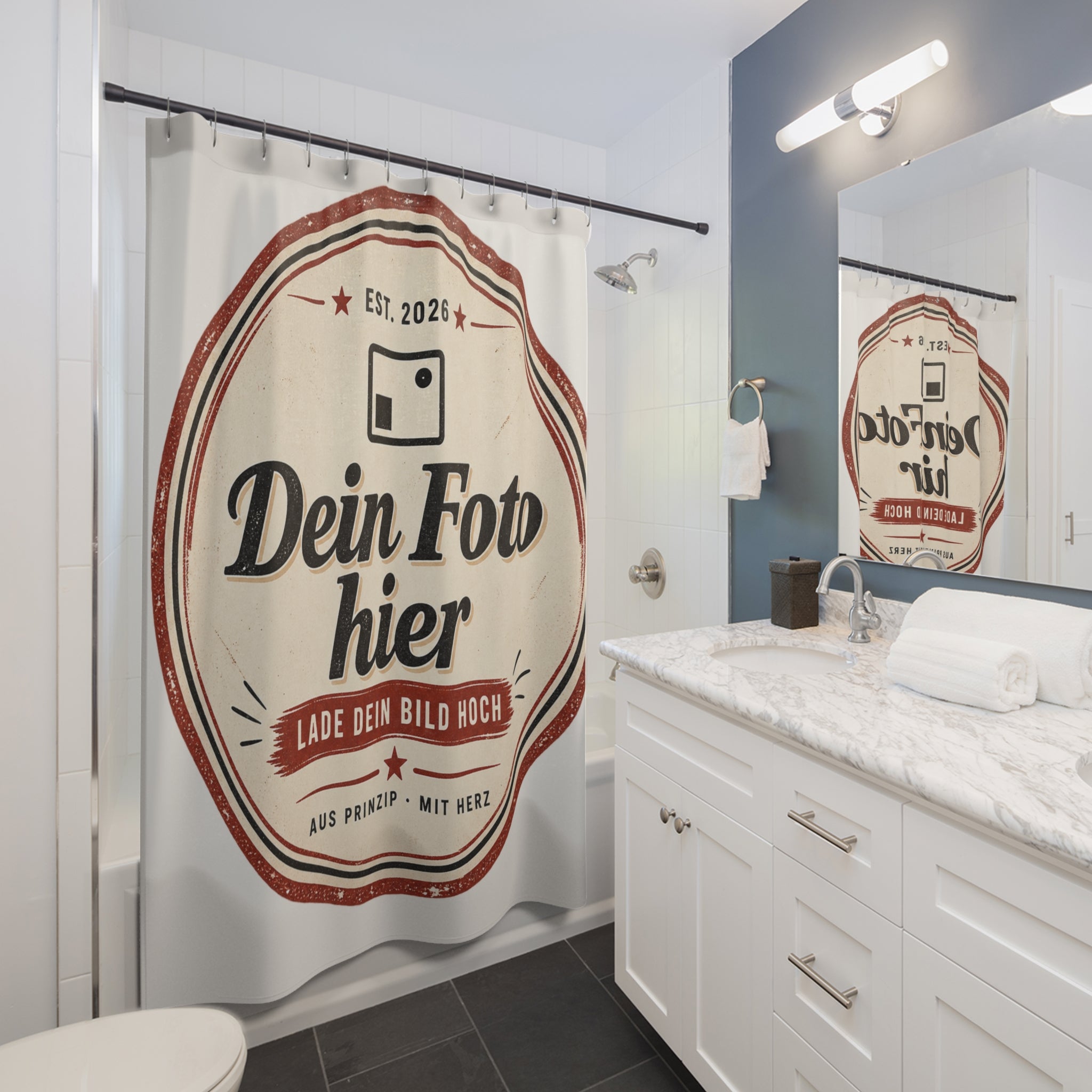 Personalized Shower Curtain – Design with your own photo