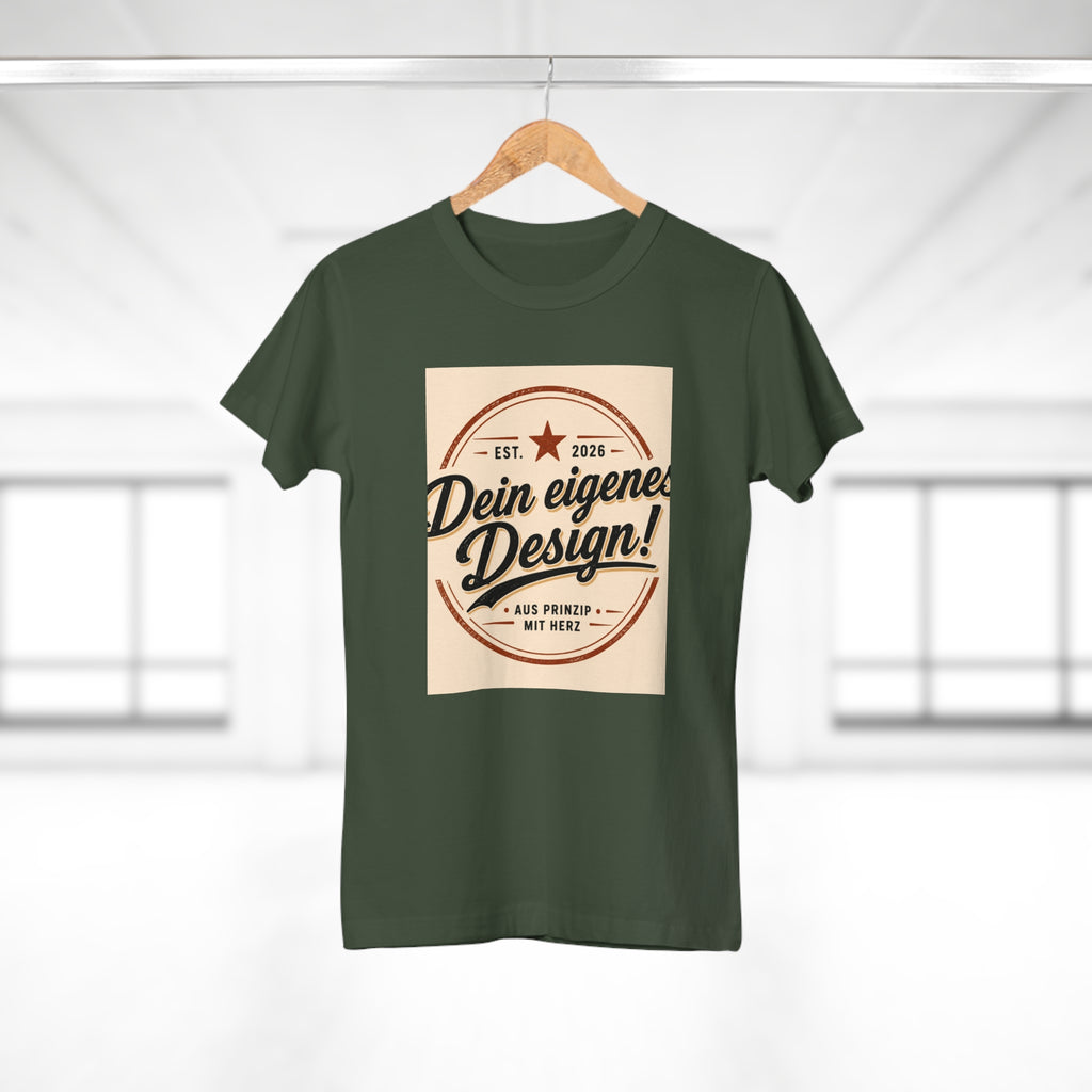 Women’s T-Shirt “Dein eigenes Design!” Vintage Badge Tee