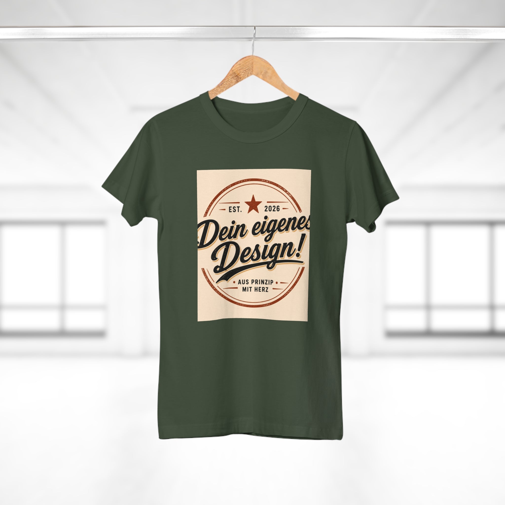 Women’s T-Shirt “Dein eigenes Design!” Vintage Badge Tee