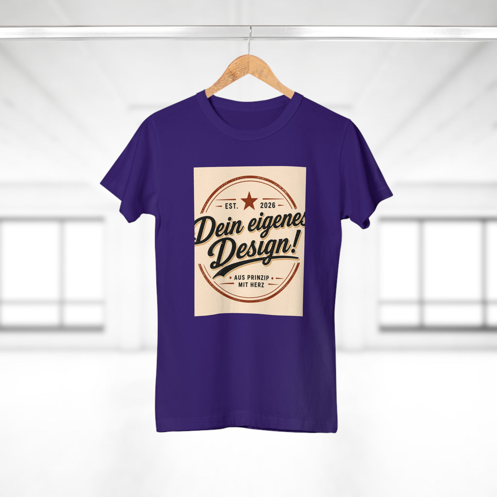 Women’s T-Shirt “Dein eigenes Design!” Vintage Badge Tee