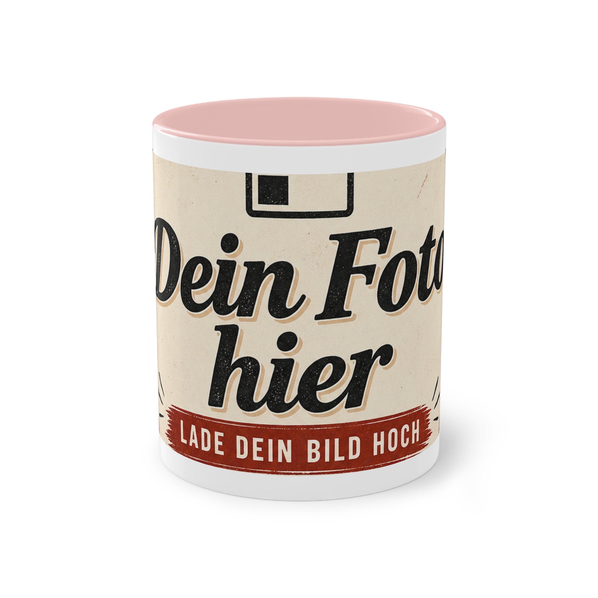 Two-Tone Personalized Mug – 11oz Coffee Cup Printed with Your Own Design