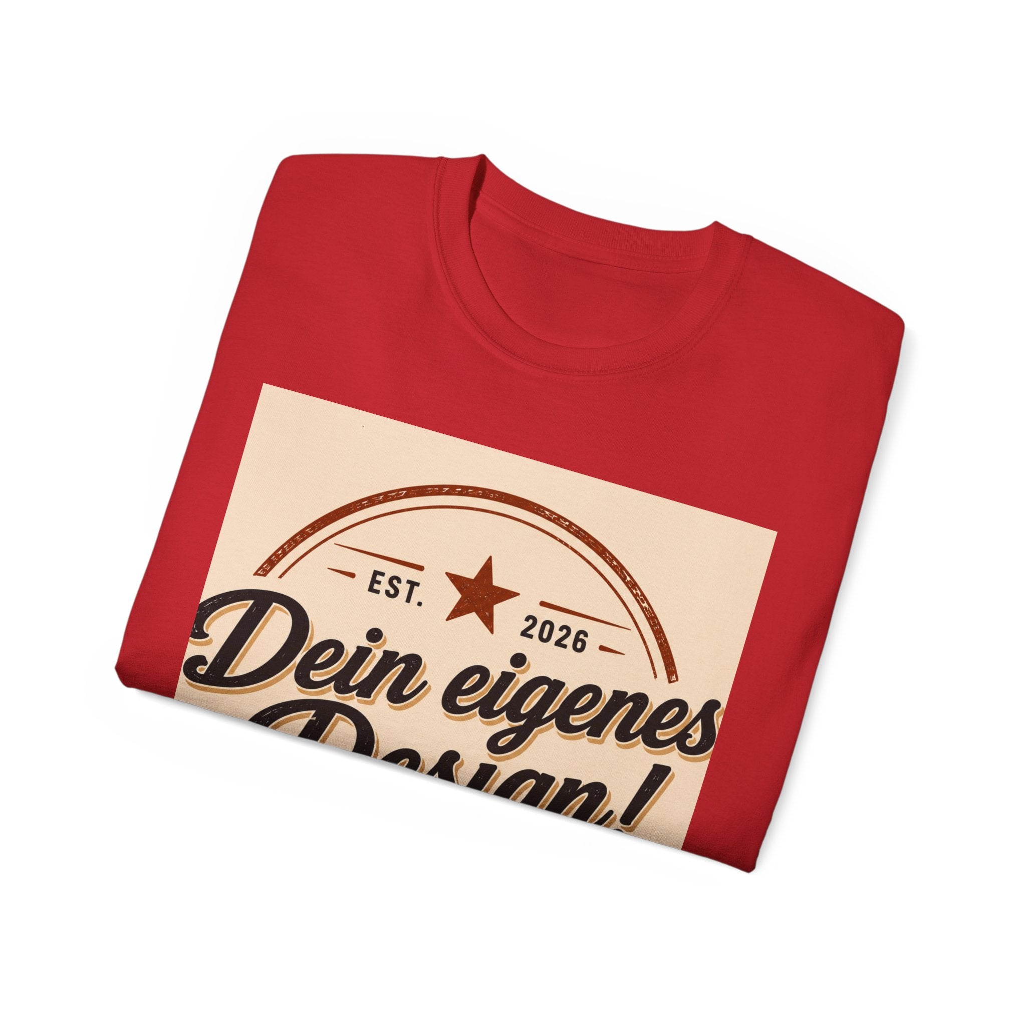 Vintage Badge T‑Shirt — "Dein eigenes Design!" Graphic Tee