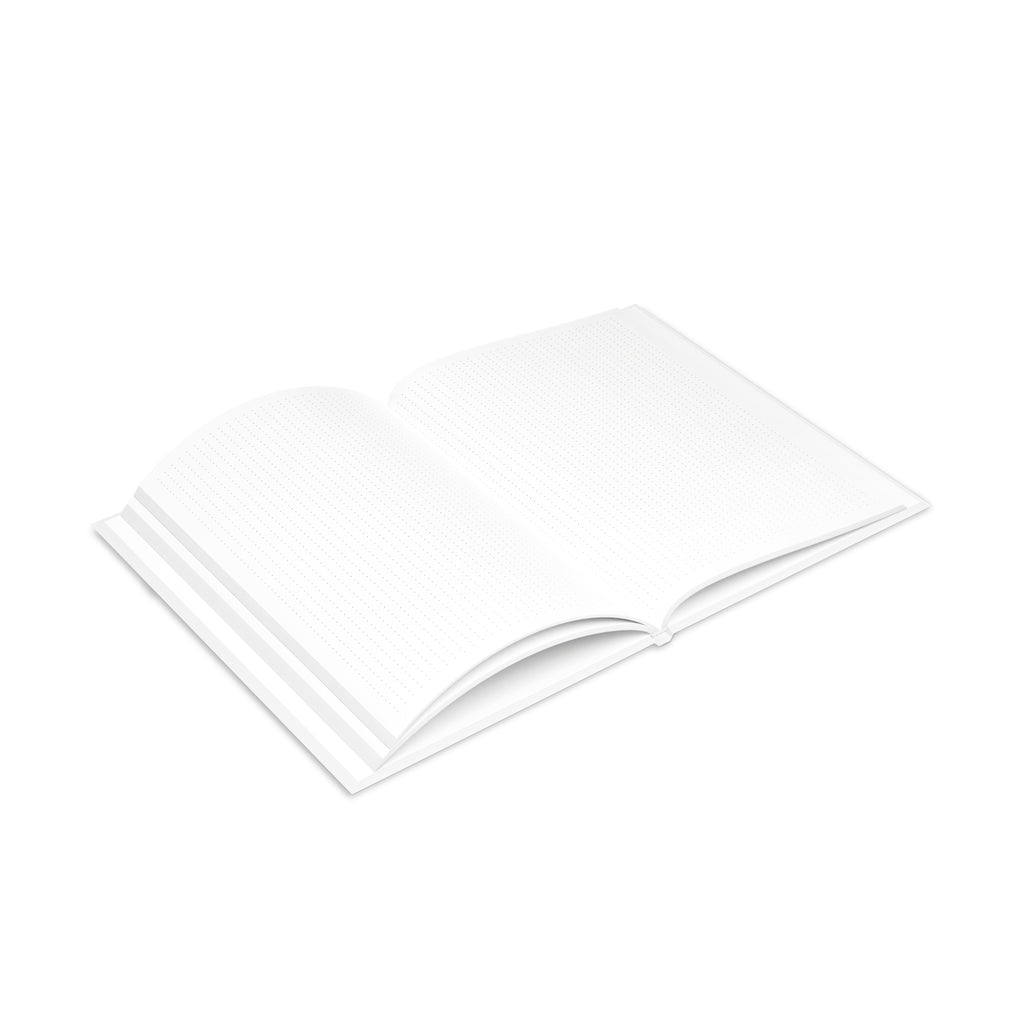 Vintage Badge Hardcover Notebook — 'Dein eigenes Design' Puffy Cover Journal
