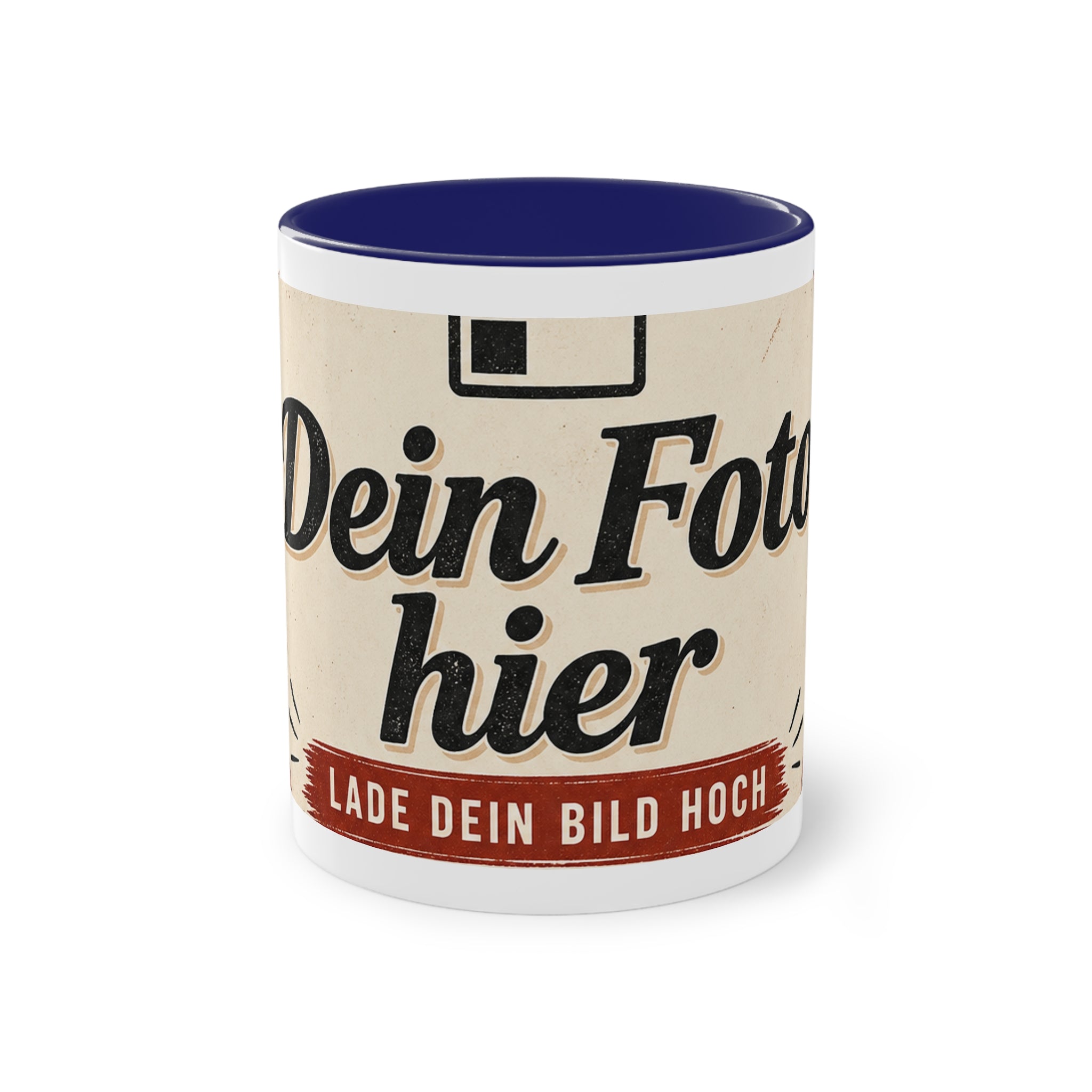 Two-Tone Personalized Mug – 11oz Coffee Cup Printed with Your Own Design