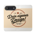 Flip Case Phone Wallet — "Dein eigenes Design!" Vintage Emblem