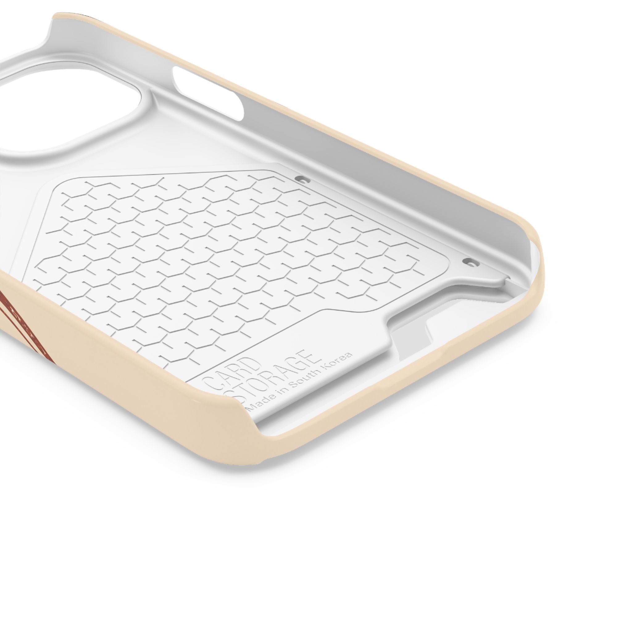 Retro Script Phone Case with Card Holder — "Dein eigenes Design!"