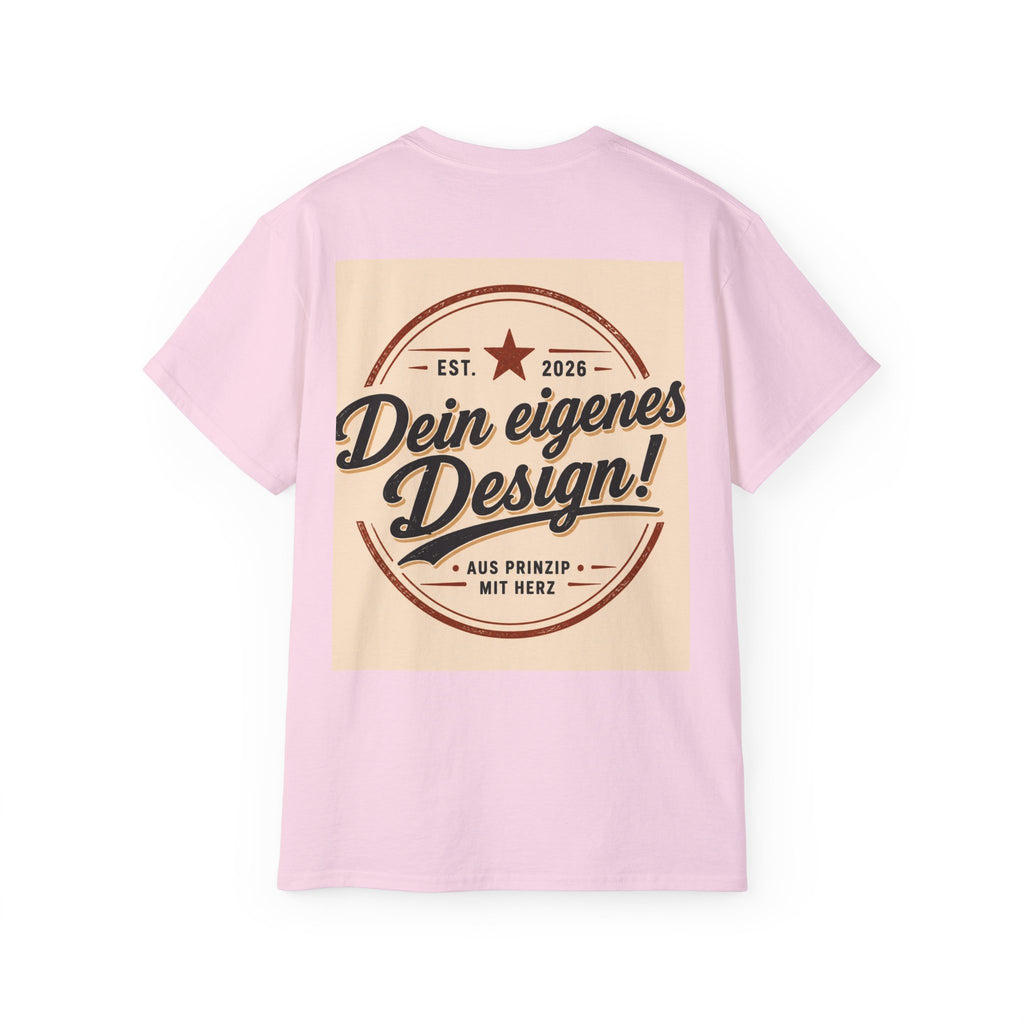 Vintage Badge T‑Shirt — "Dein eigenes Design!" Graphic Tee