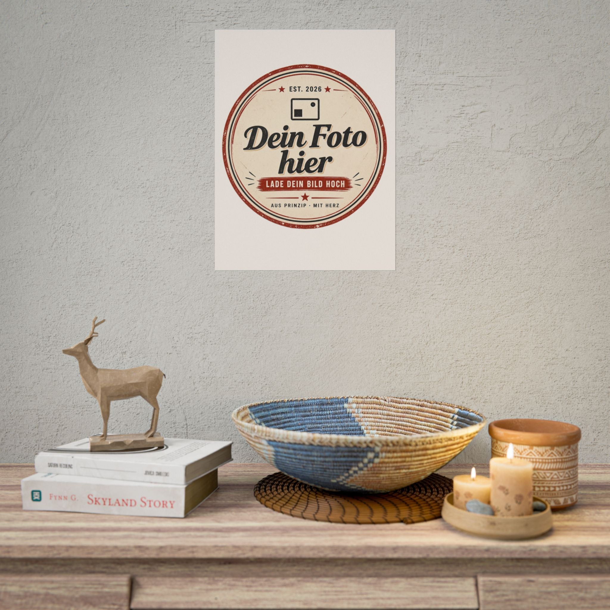 Roller Poster Personalized with Photo – Design Your Own Art Print