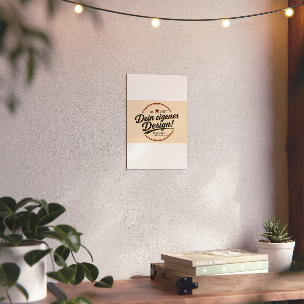 Custom Aluminum Wall Panel — "Dein eigenes Design!" Personalized Metal Sign