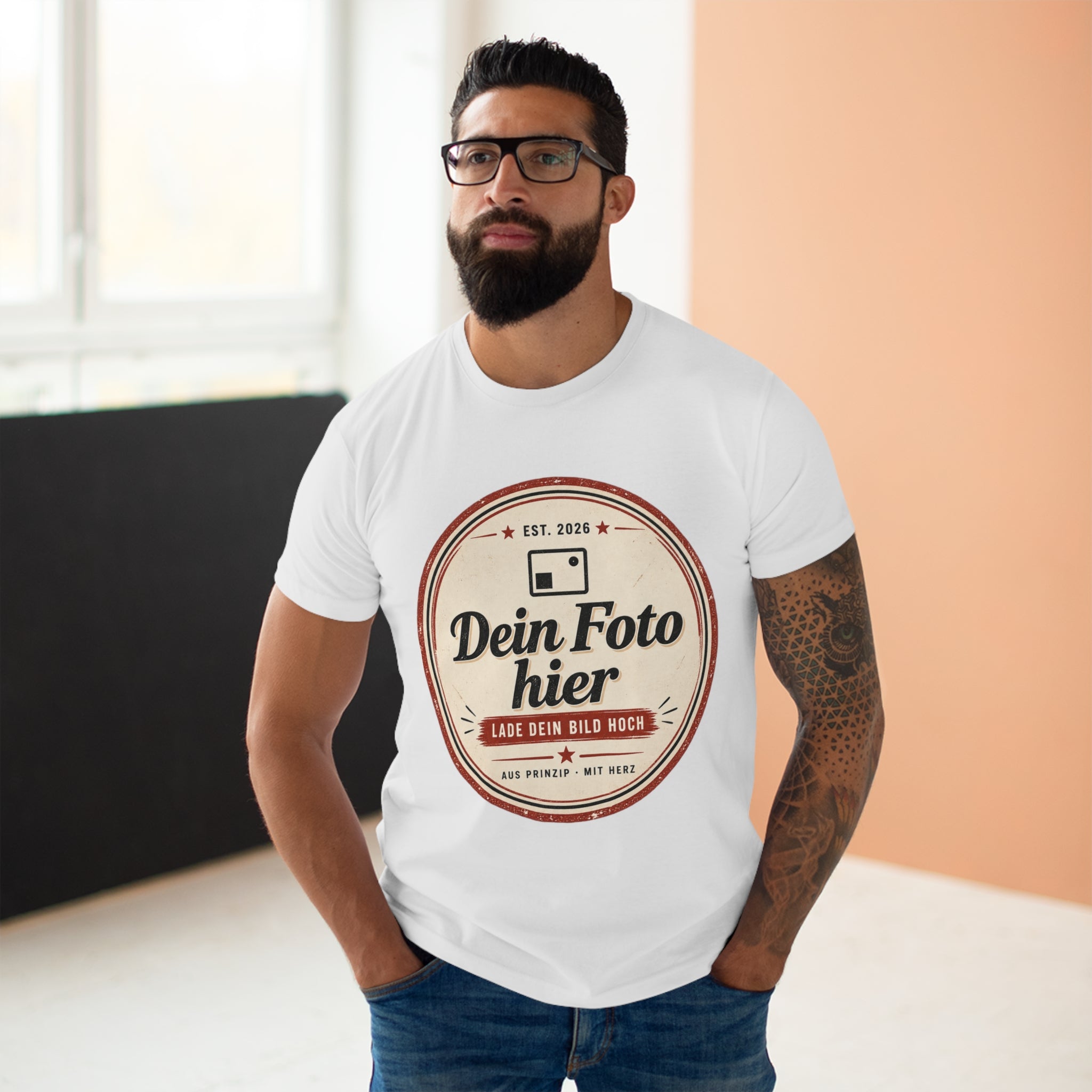 Personalized Men's T-Shirt – Design with your own photo