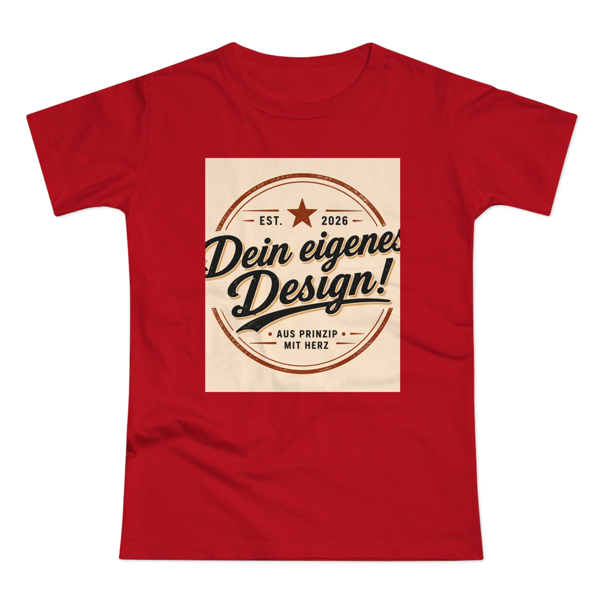 Women’s T-Shirt “Dein eigenes Design!” Vintage Badge Tee
