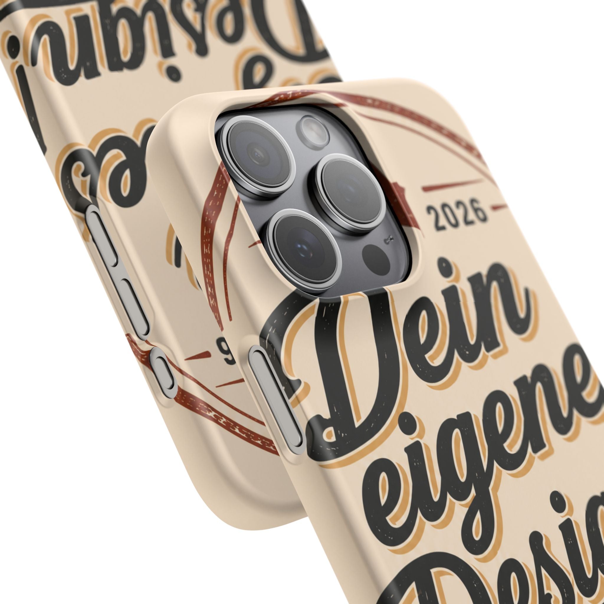 Phone Case — Retro "Dein eigenes Design" Customizable Snap Case
