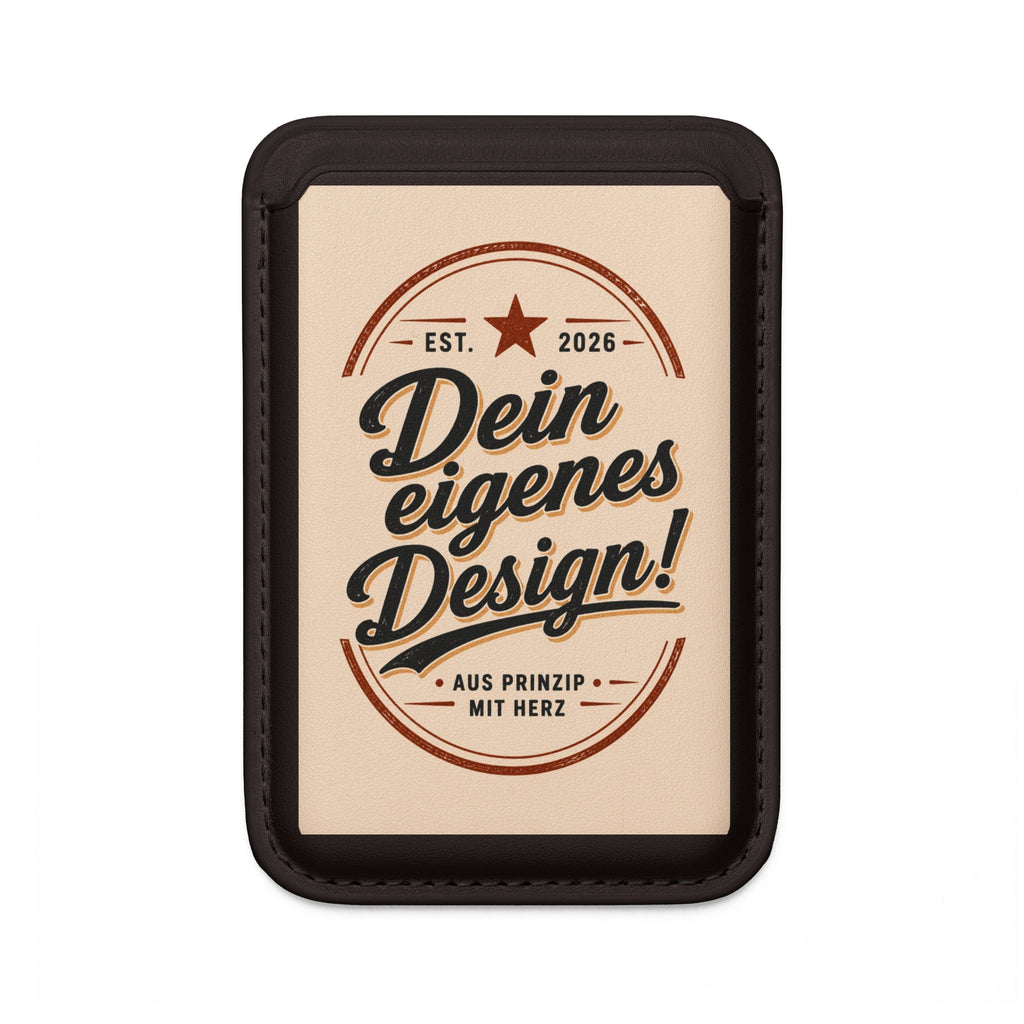 Vegan MagSafe Wallet — "Dein eigenes Design!" Card Holder