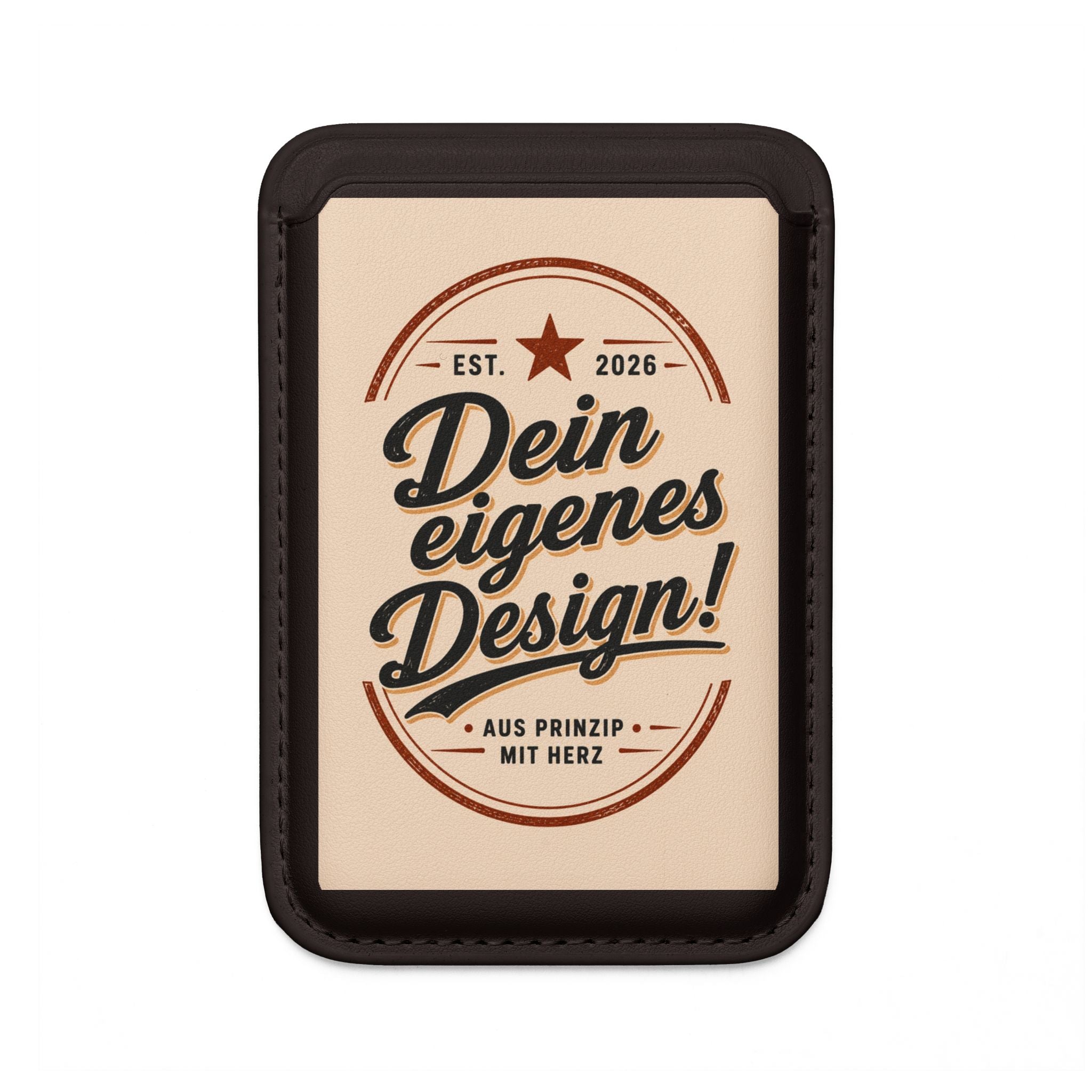 Vegan MagSafe Wallet — "Dein eigenes Design!" Card Holder