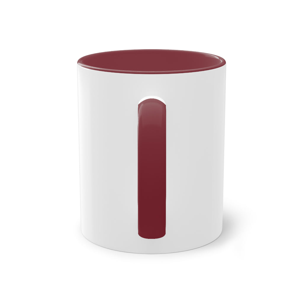 Personalized Two-Tone Coffee Mug — "Dein eigenes Design!" 11oz