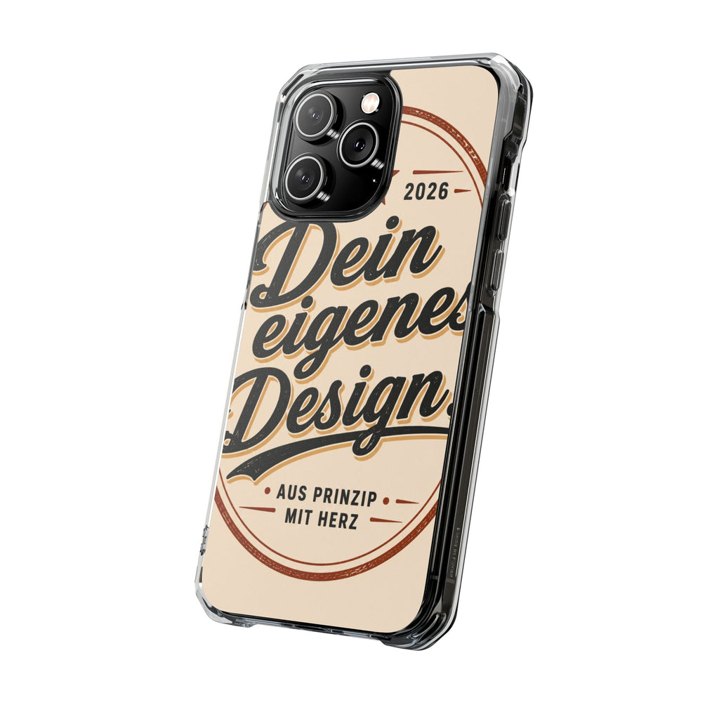 Clear Magnetic Phone Case — Custom Print “Dein eigenes Design”