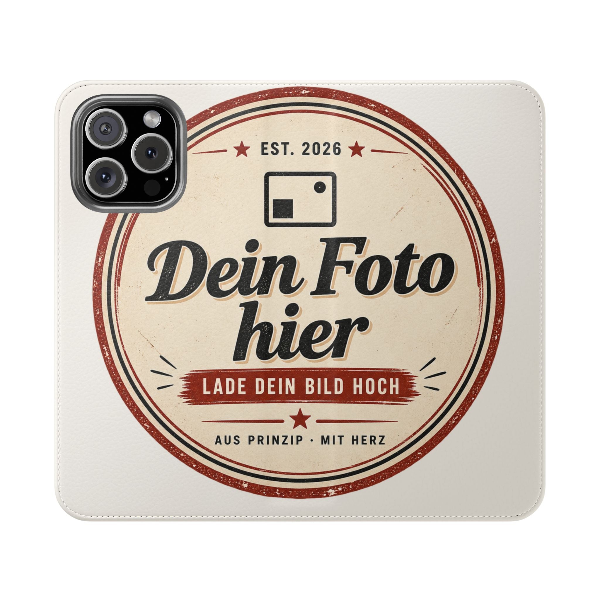 Custom Flip Phone Case with Wallet – iPhone & Samsung Own Design