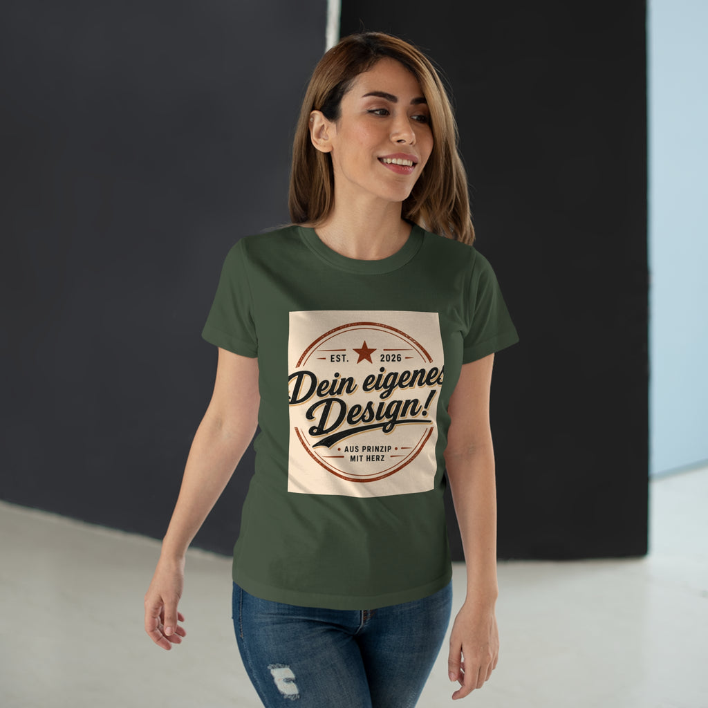 Women’s T-Shirt “Dein eigenes Design!” Vintage Badge Tee