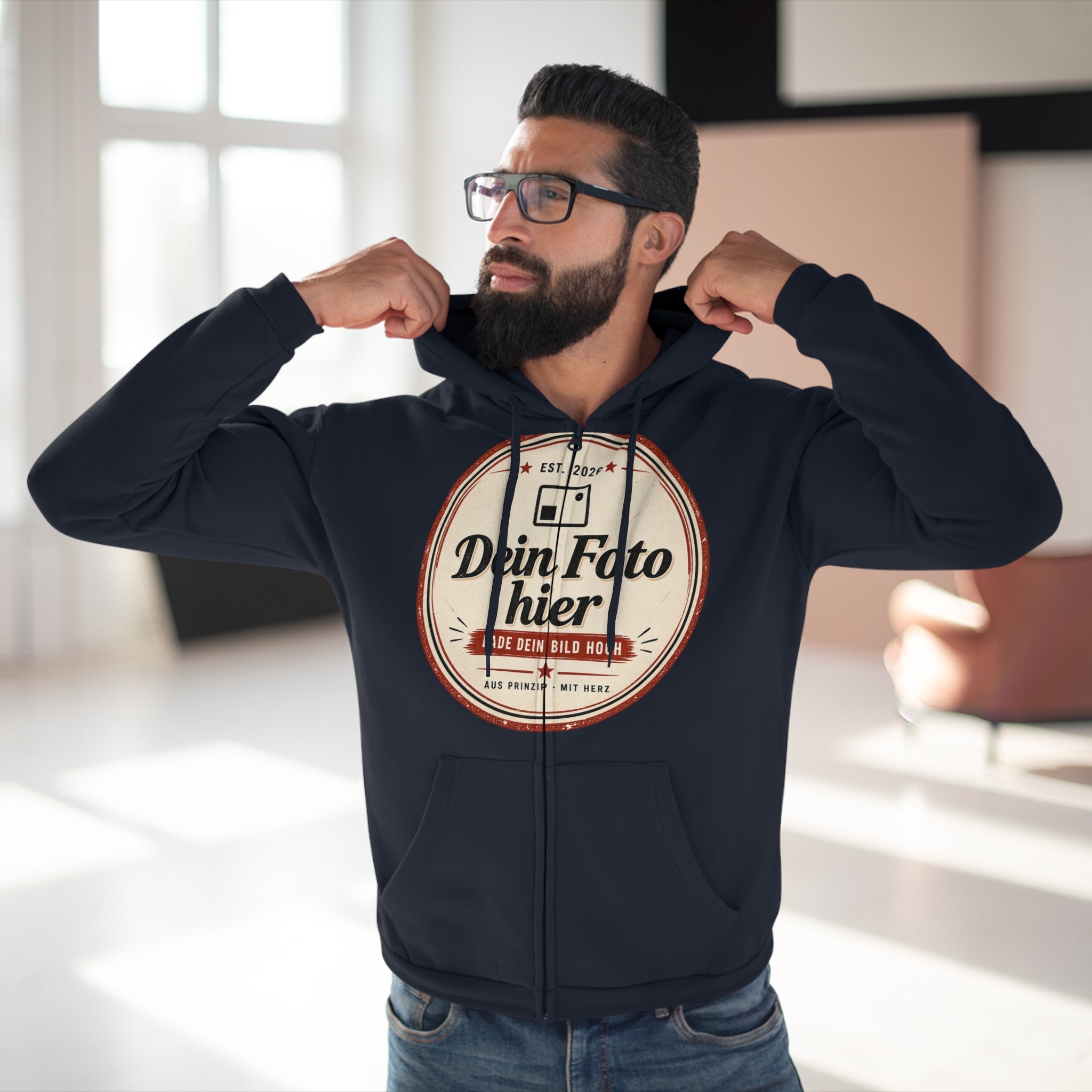 Personalized Zip Hoodie – Design with your own photo