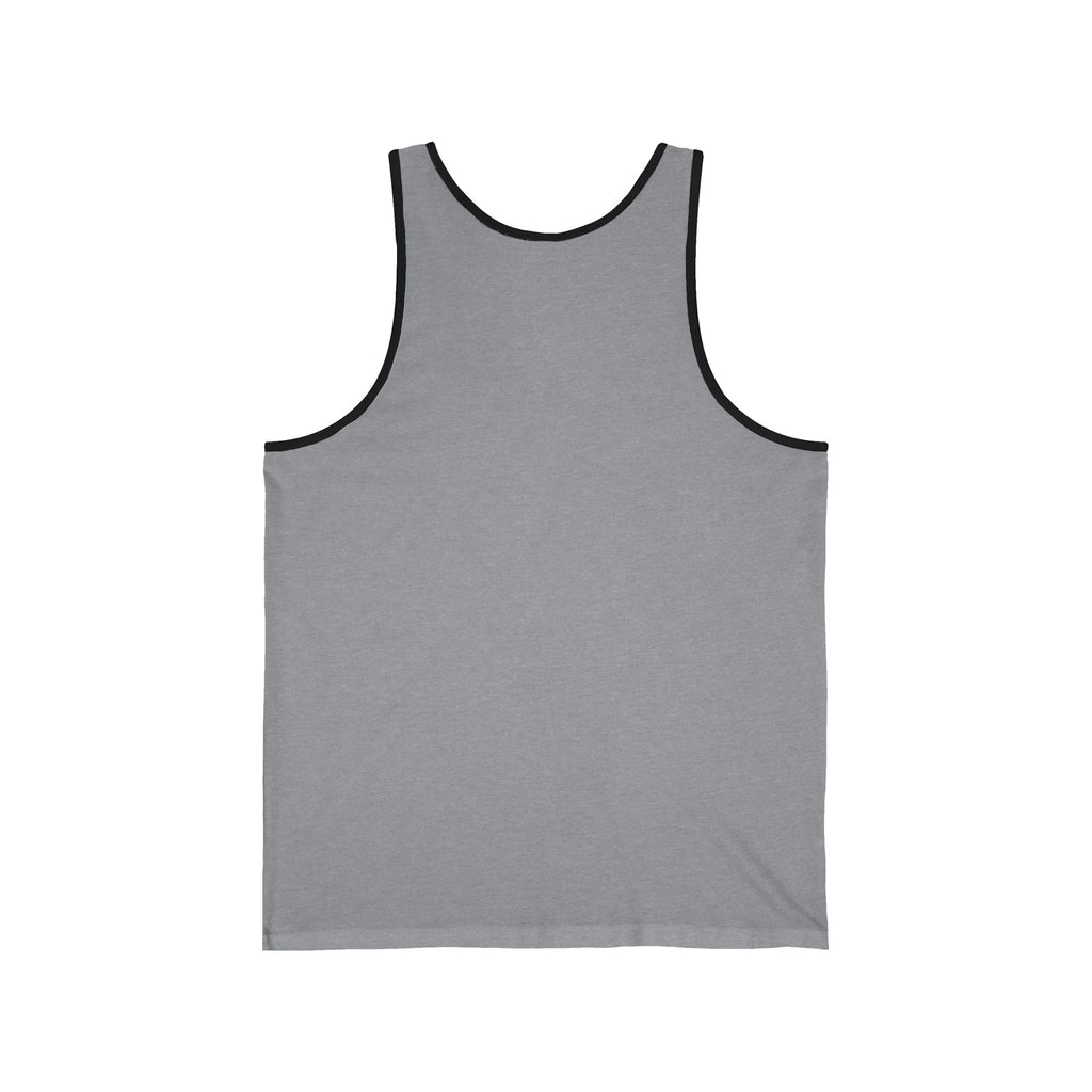 Retro Badge Tank Top — "Dein eigenes Design!" Custom German Vintage Logo Tank