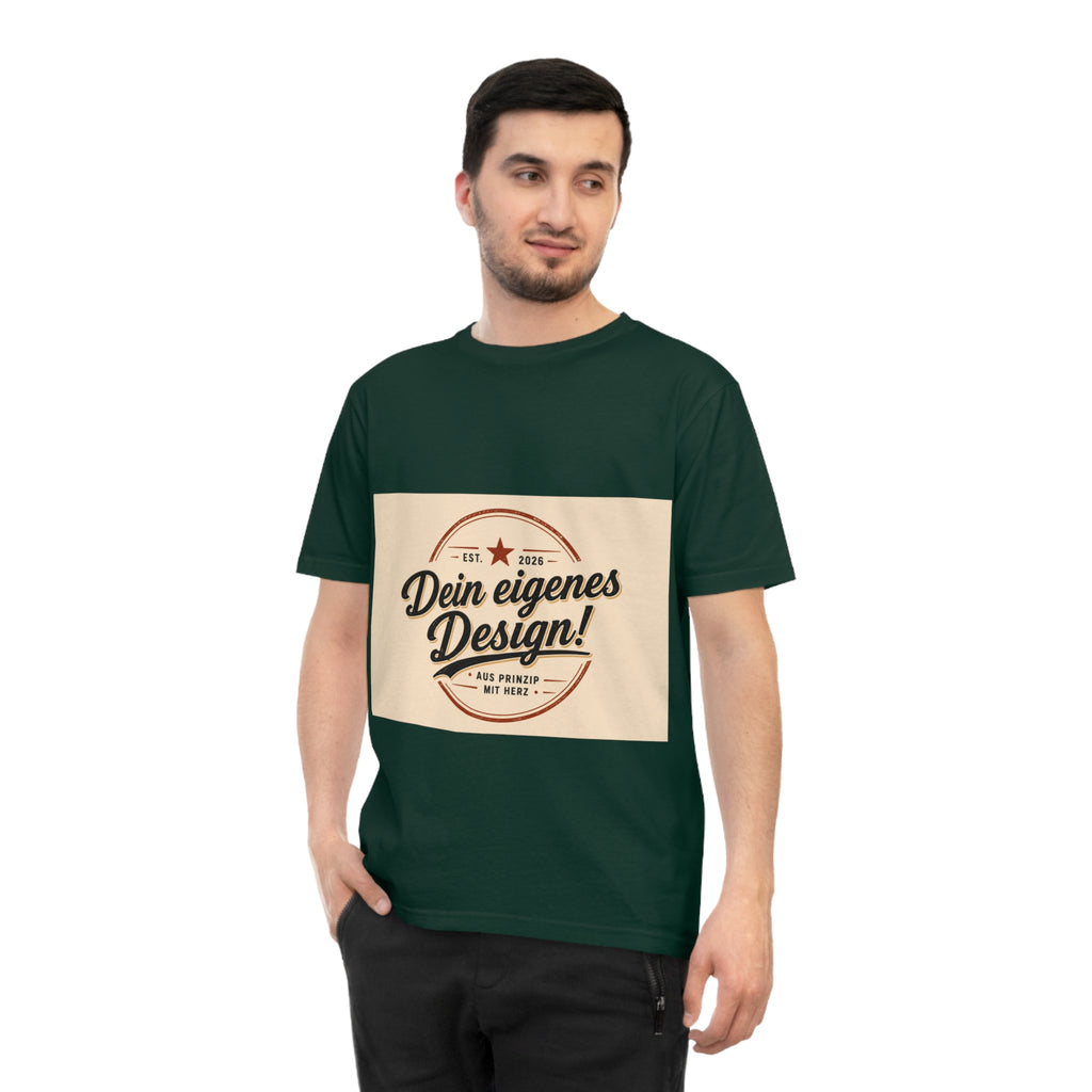 Vintage Badge T‑Shirt — "Dein eigenes Design!" Custom Retro Graphic Tee