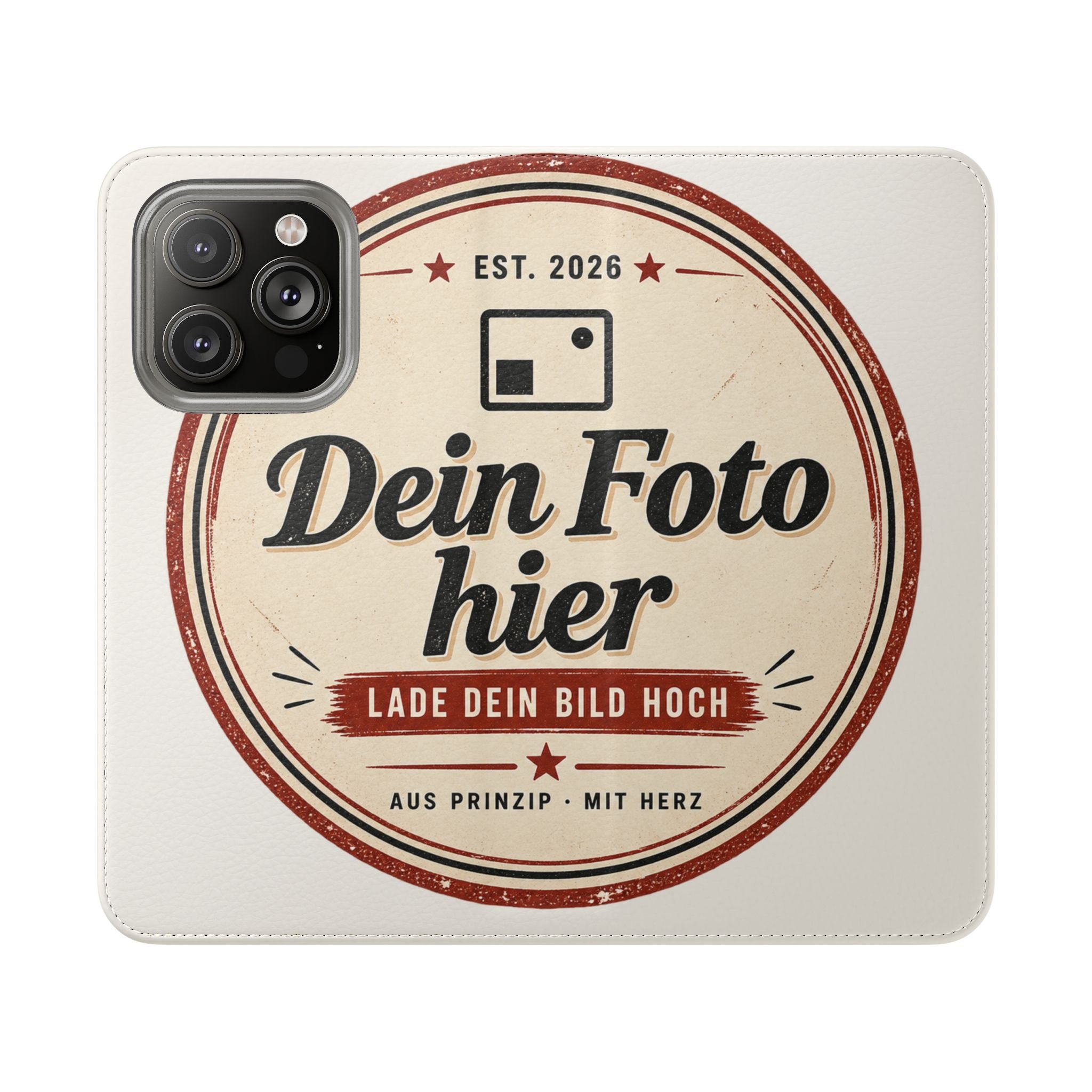 Custom Flip Phone Case with Wallet – iPhone & Samsung Own Design