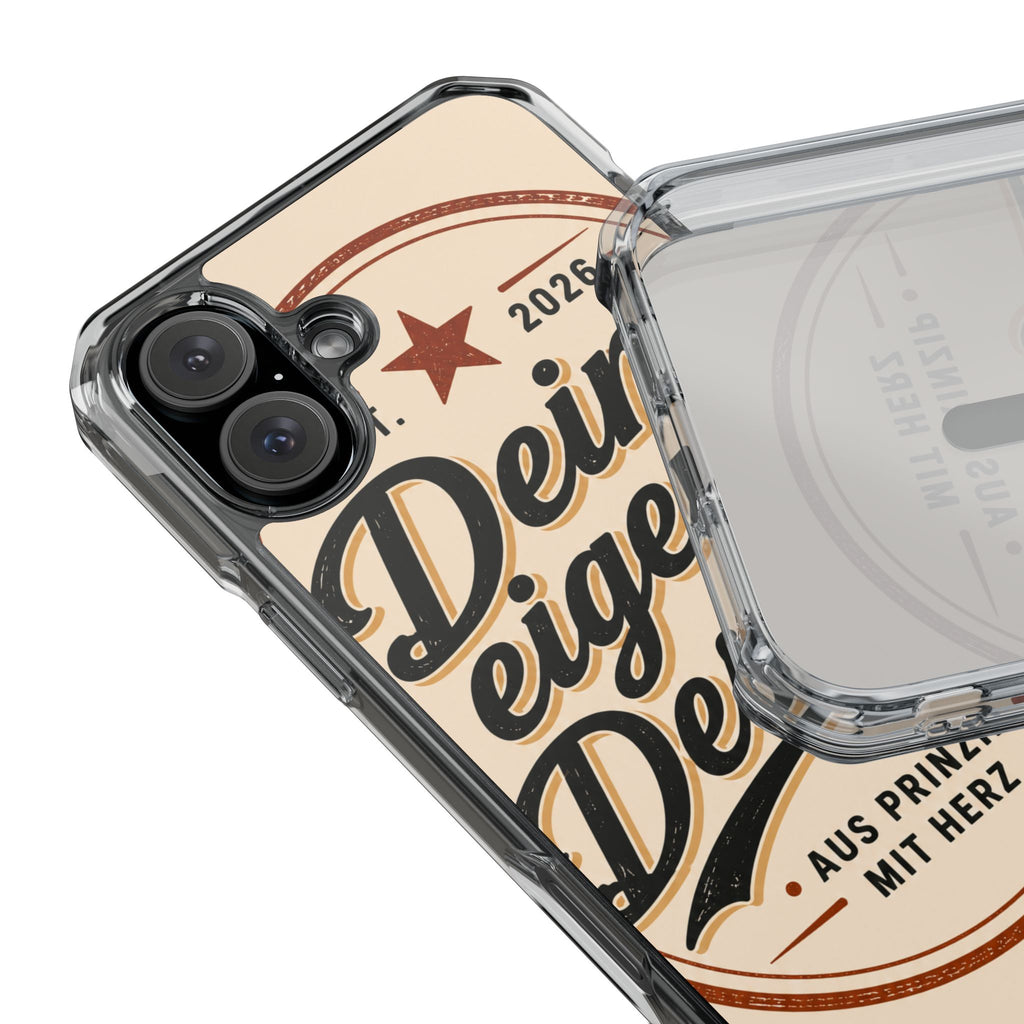 Clear Magnetic Phone Case — Custom Print “Dein eigenes Design”