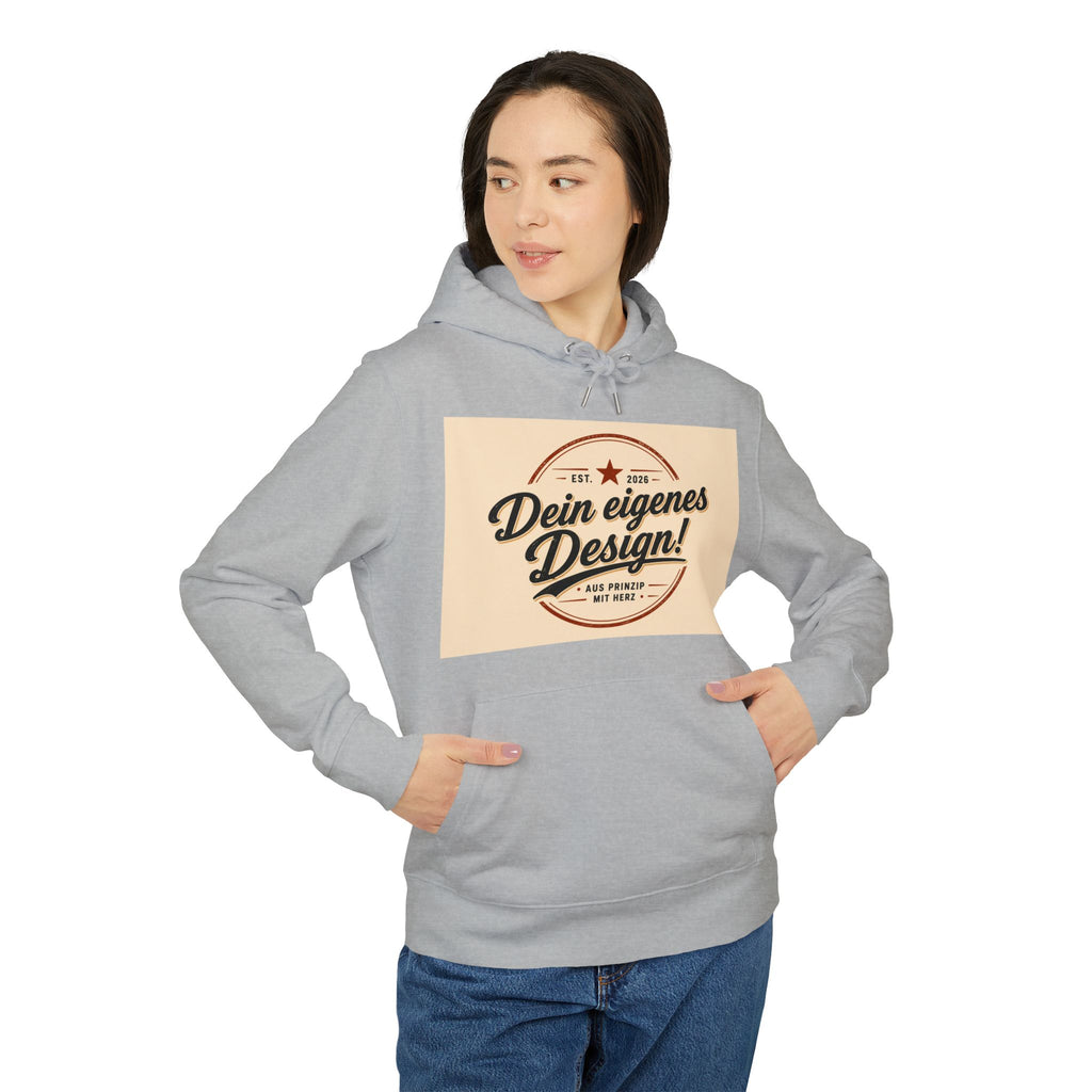 Hoodie — "Dein eigenes Design!" Vintage Badge Pullover