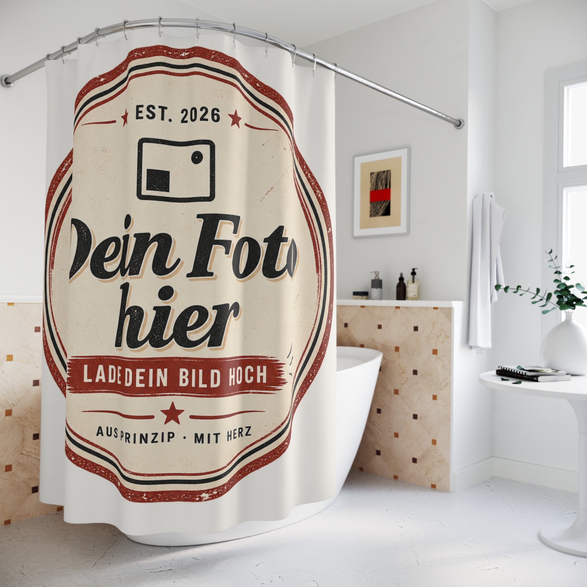 Personalized Shower Curtain – Design with your own photo