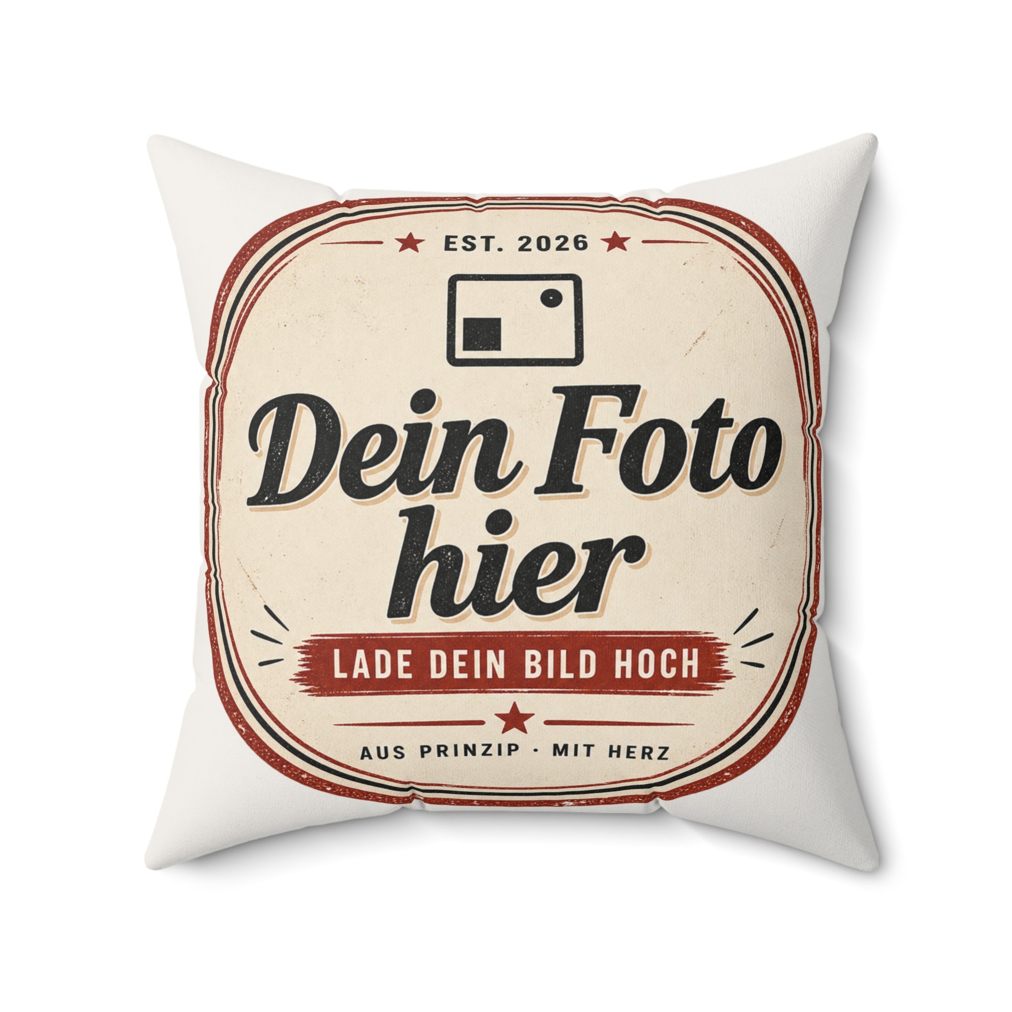 Photo personalized decorative pillow - Design your own printed pillow