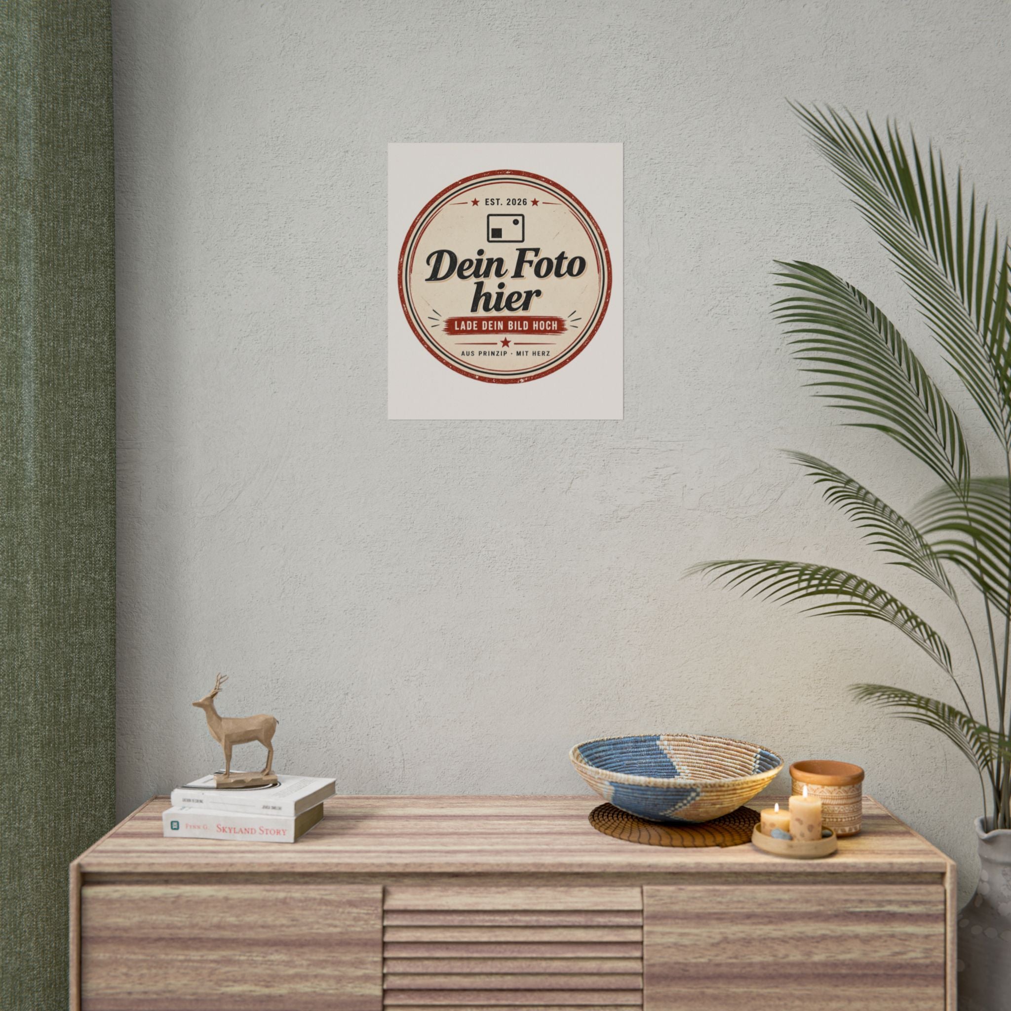 Roller Poster Personalized with Photo – Design Your Own Art Print