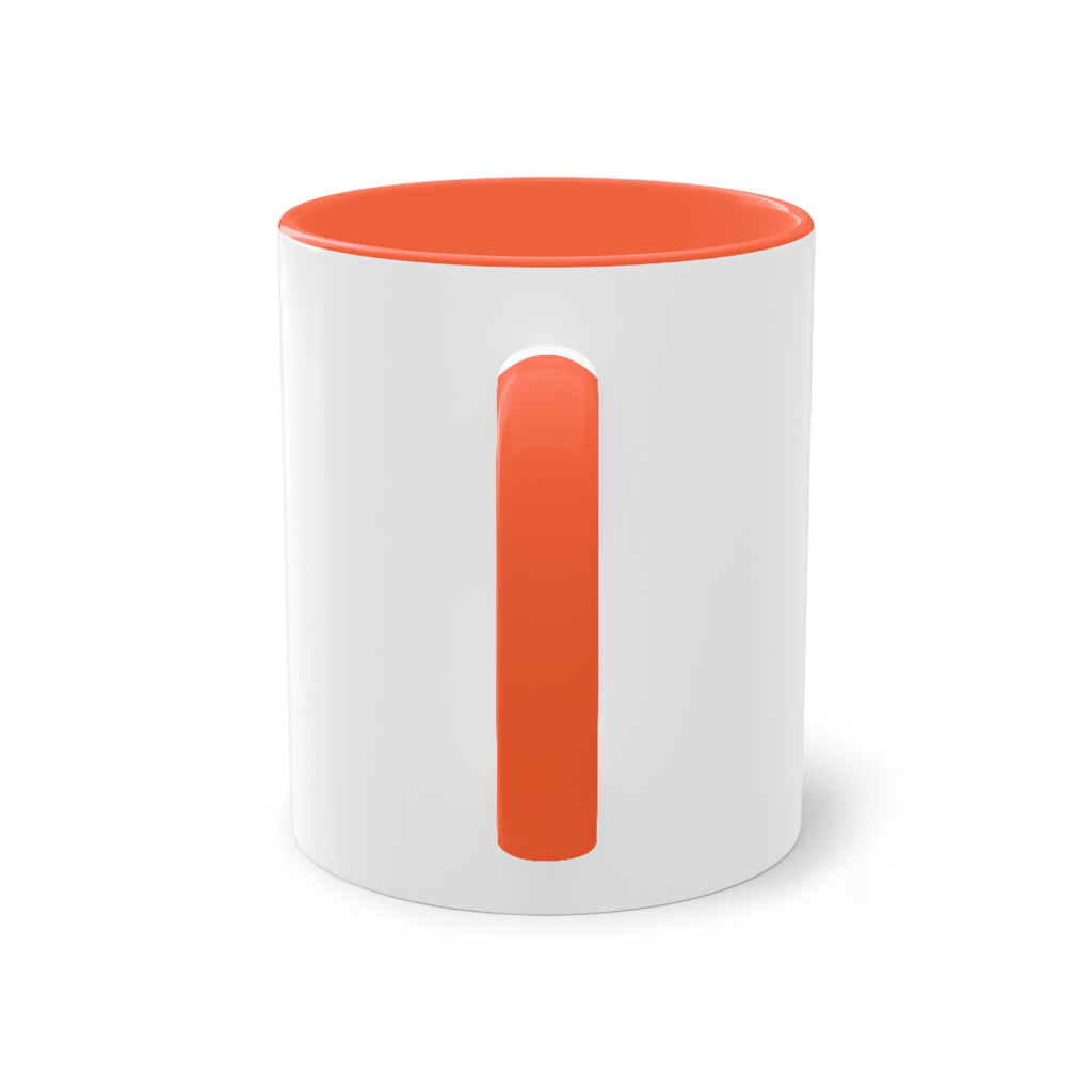 Personalized Two-Tone Coffee Mug — "Dein eigenes Design!" 11oz