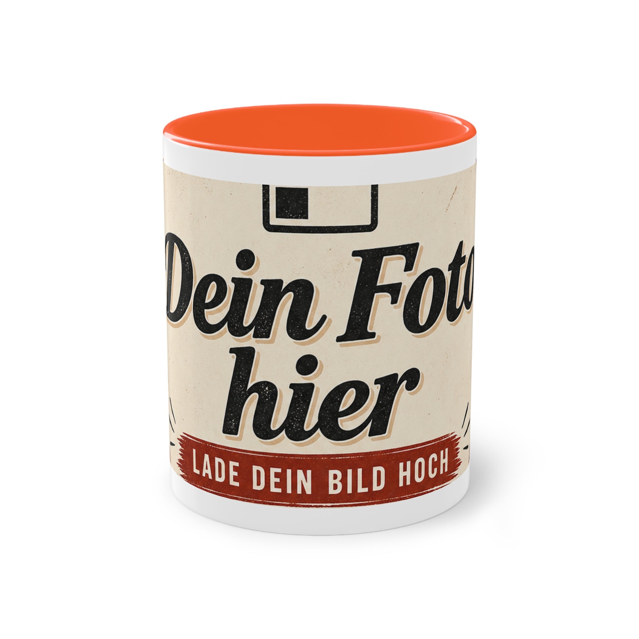 Two-Tone Personalized Mug – 11oz Coffee Cup Printed with Your Own Design