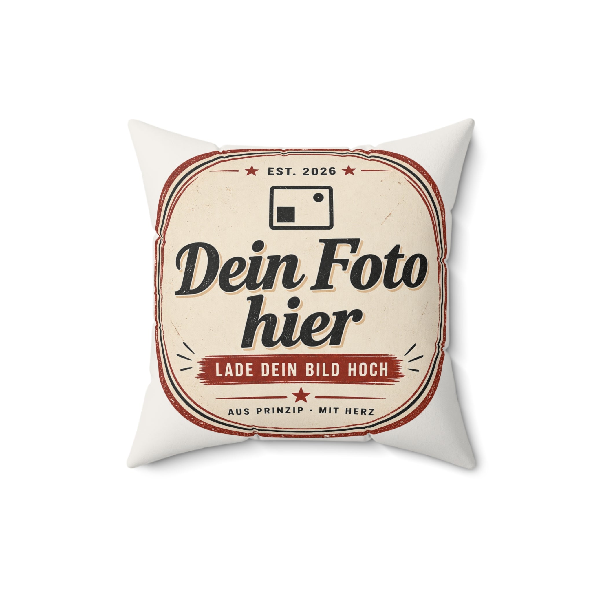 Photo personalized decorative pillow - Design your own printed pillow