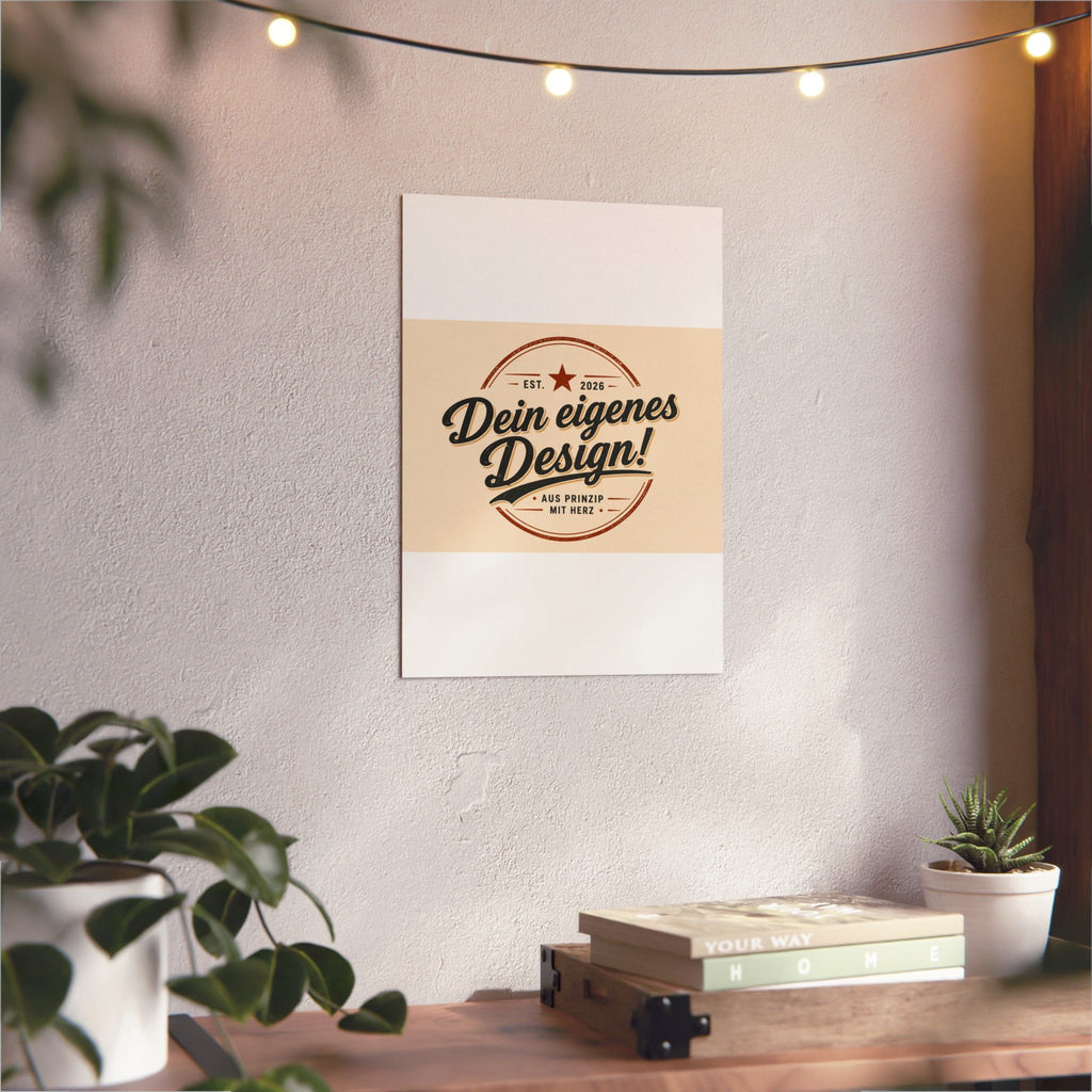 Custom Aluminum Wall Panel — "Dein eigenes Design!" Personalized Metal Sign
