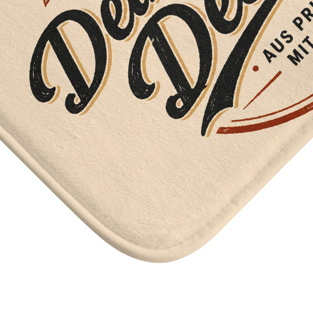 Bath Mat - "Dein eigenes Design!" Vintage German Badge Bath Mat (Established 2026)