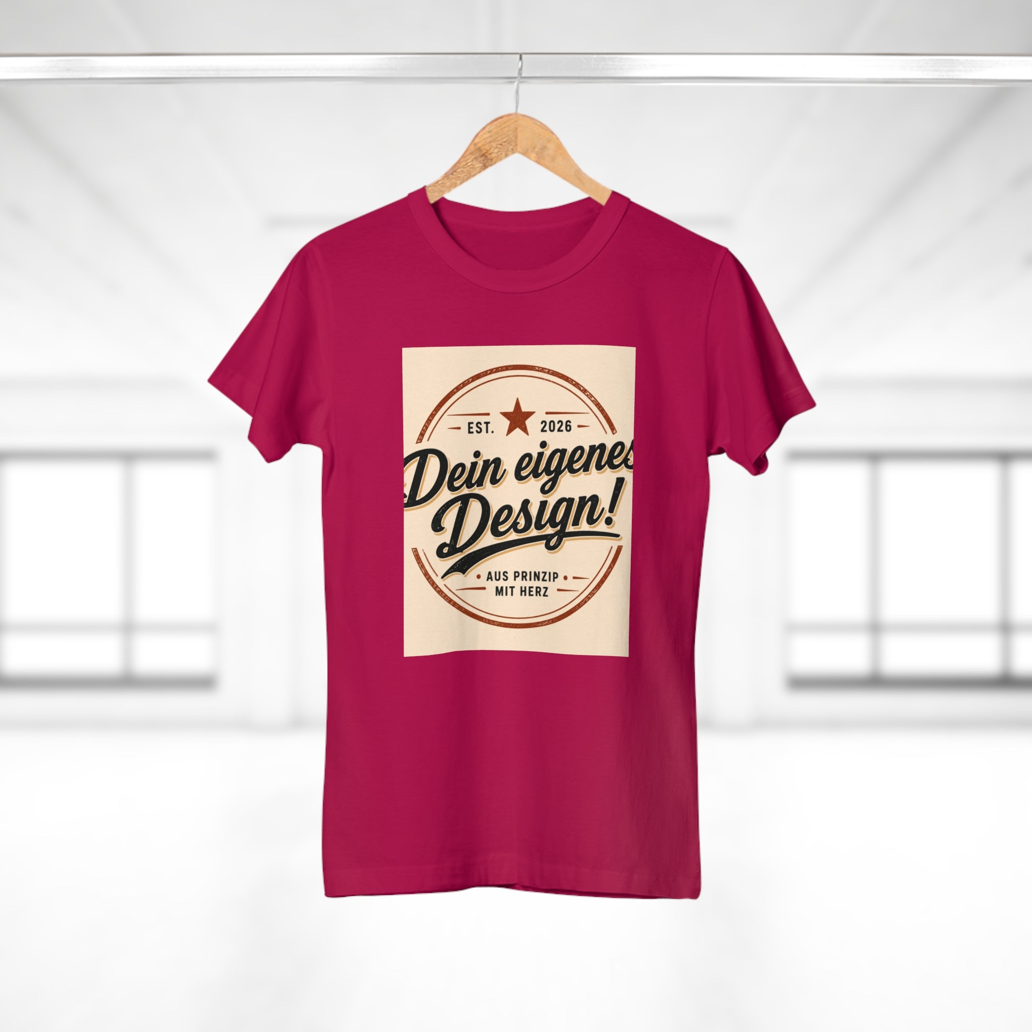 Women’s T-Shirt “Dein eigenes Design!” Vintage Badge Tee
